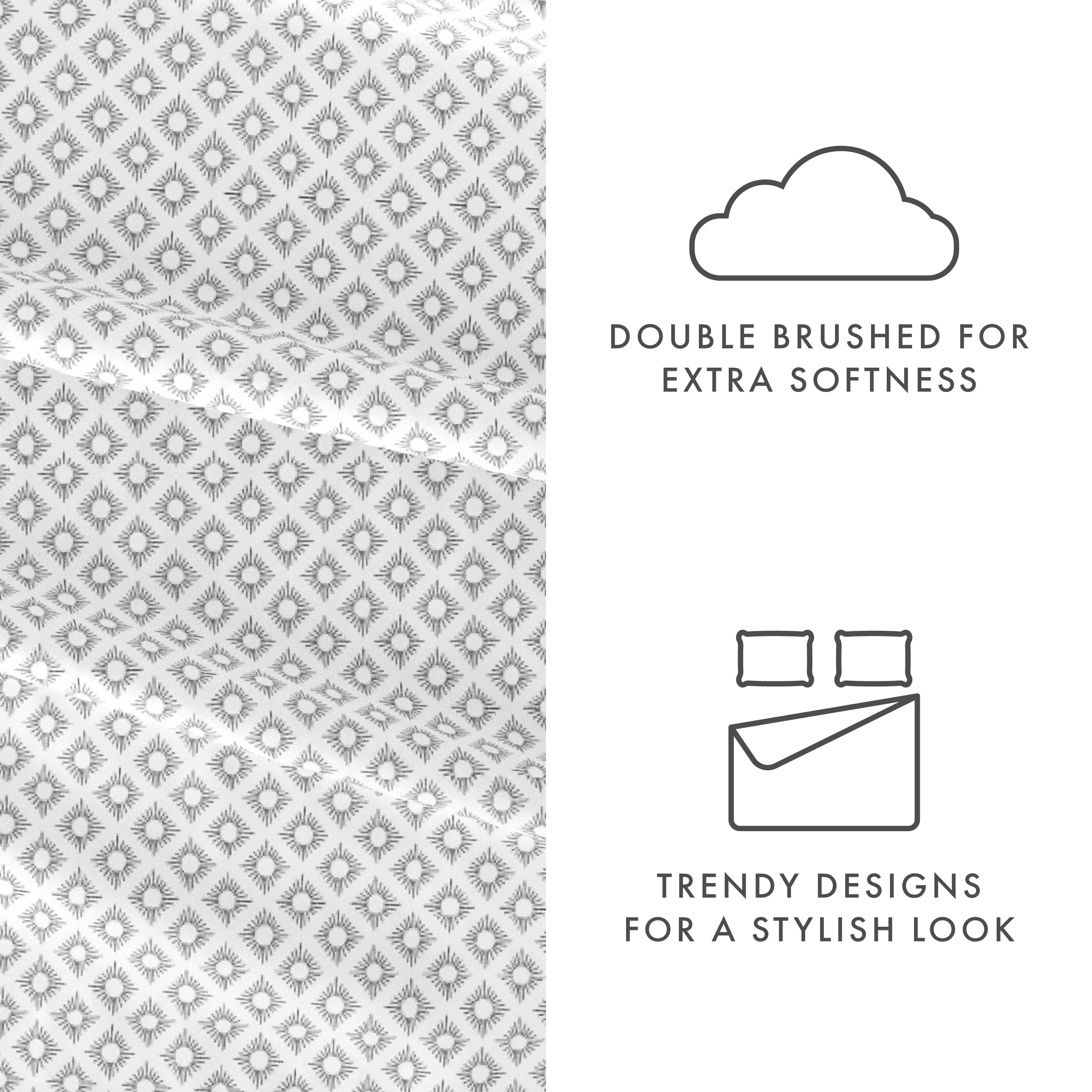Polaris Pattern 4-Piece Sheet Set - Sale - Image 6