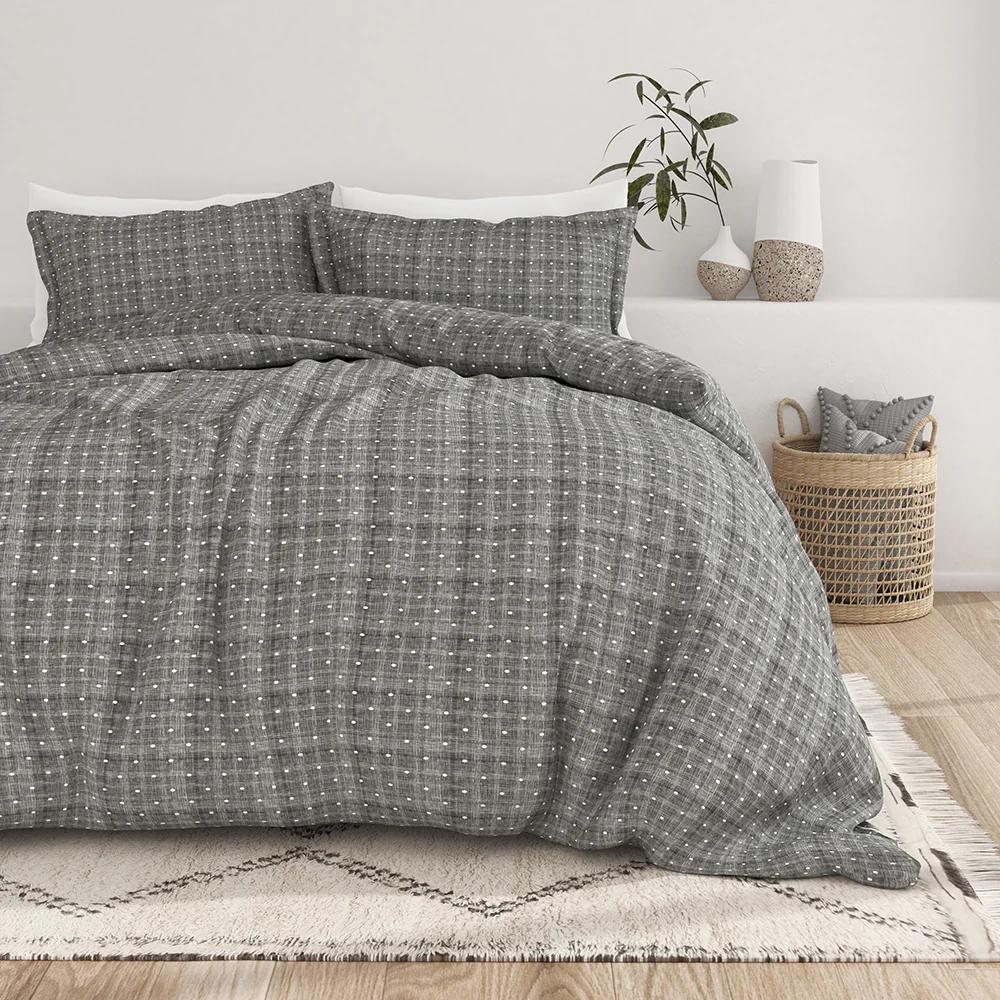 Polkadot Pattern 3-Piece Duvet Cover Set - Image 3