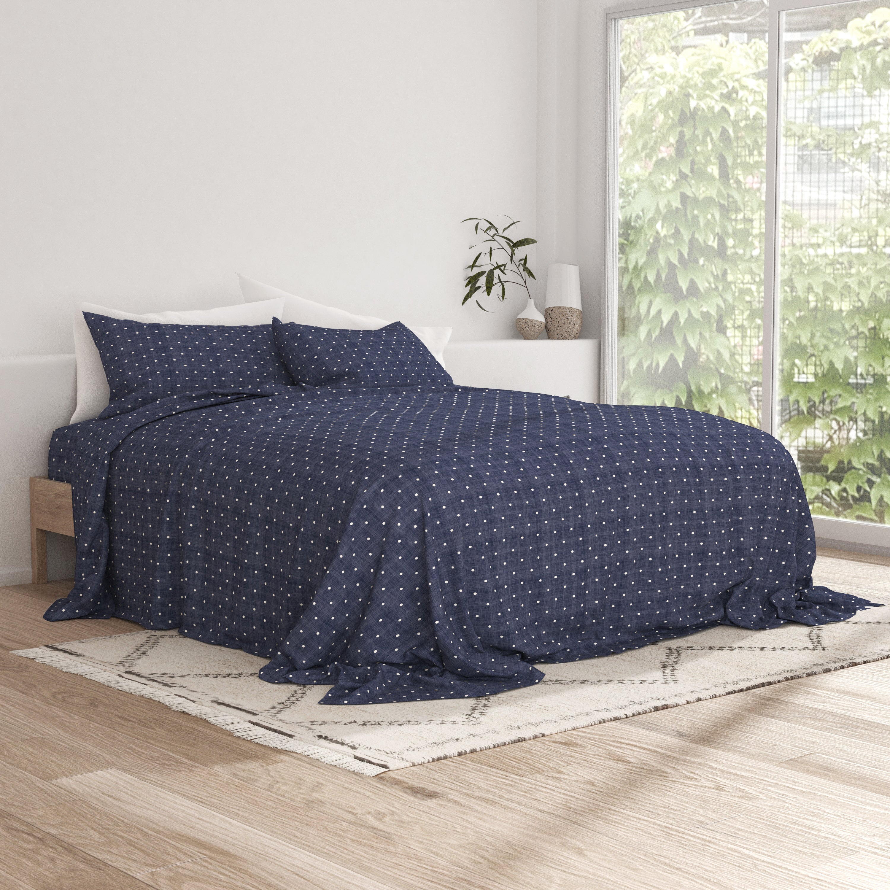Polkadot Pattern 4-Piece Sheet Set - Image 13