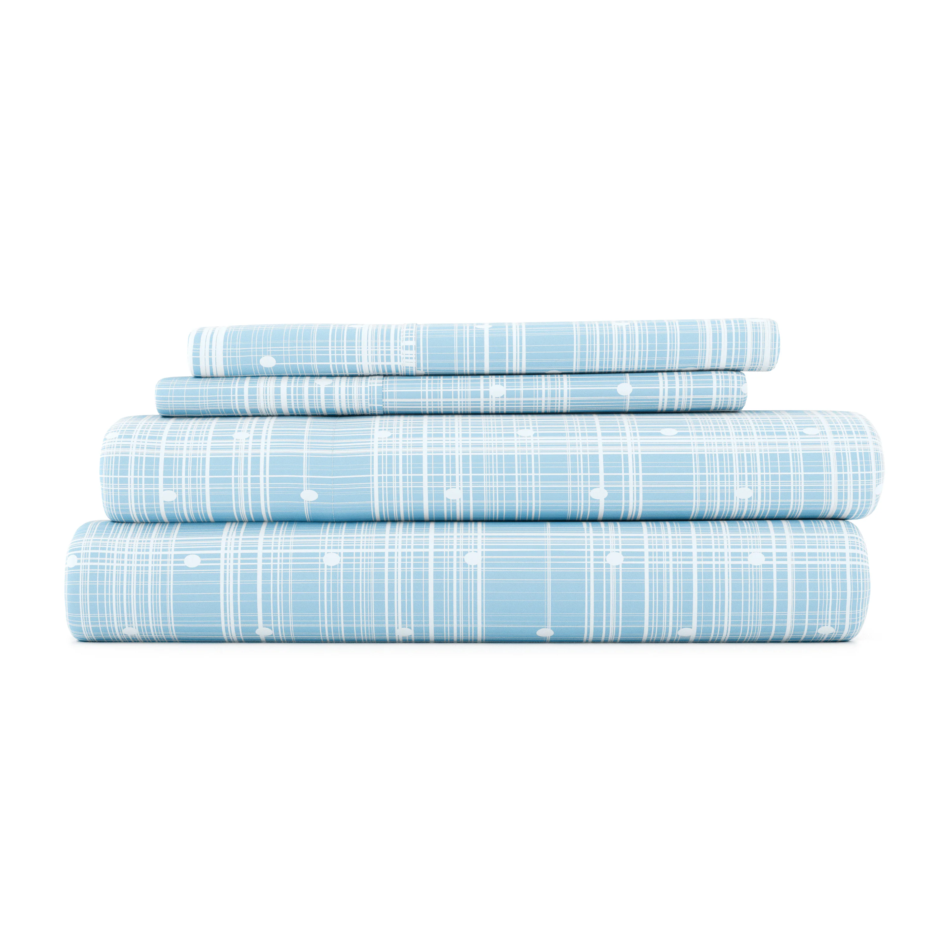 Polkadot Pattern 4-Piece Sheet Set - Image 2