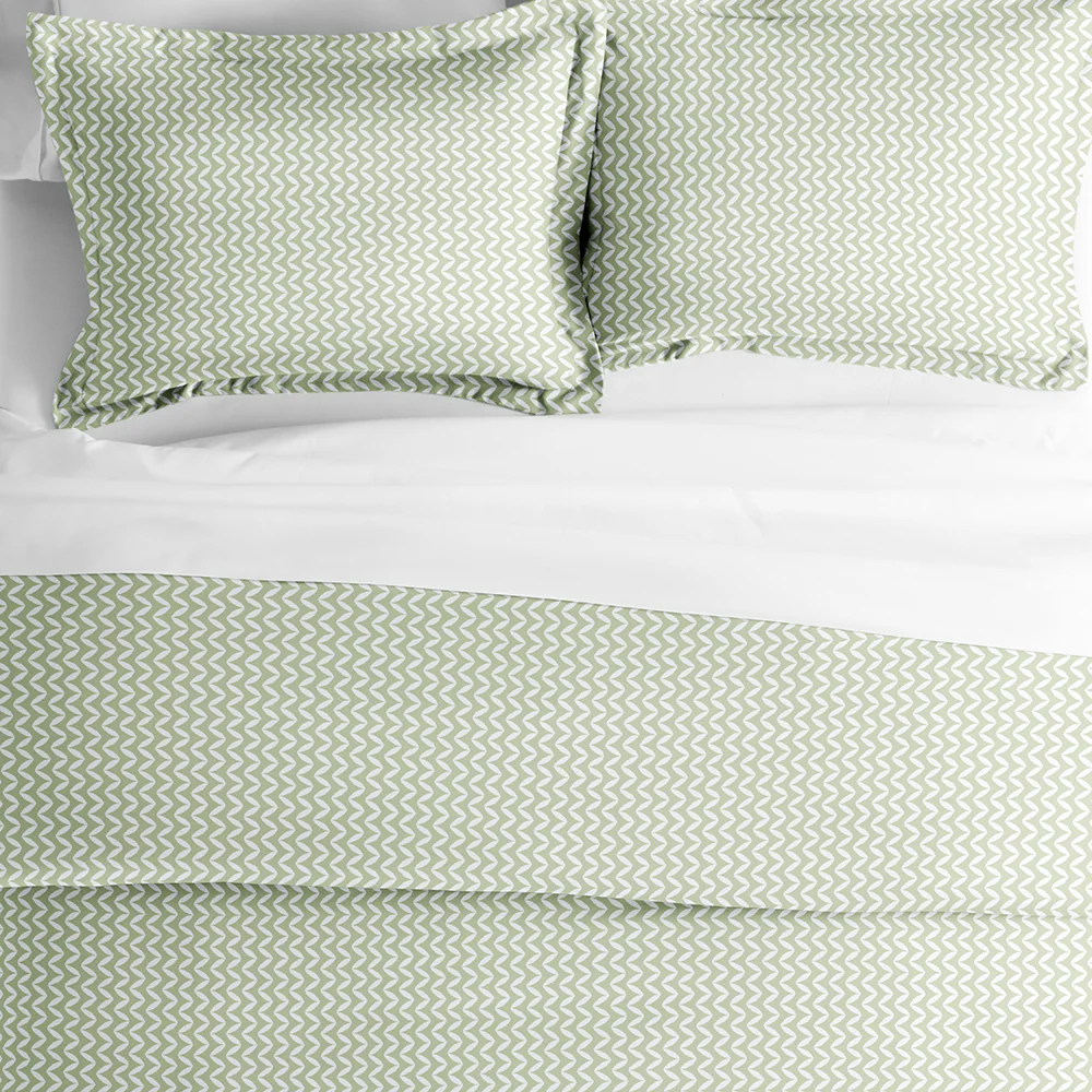 Puffed Chevron Pattern 3-Piece Duvet Cover Set - Image 7