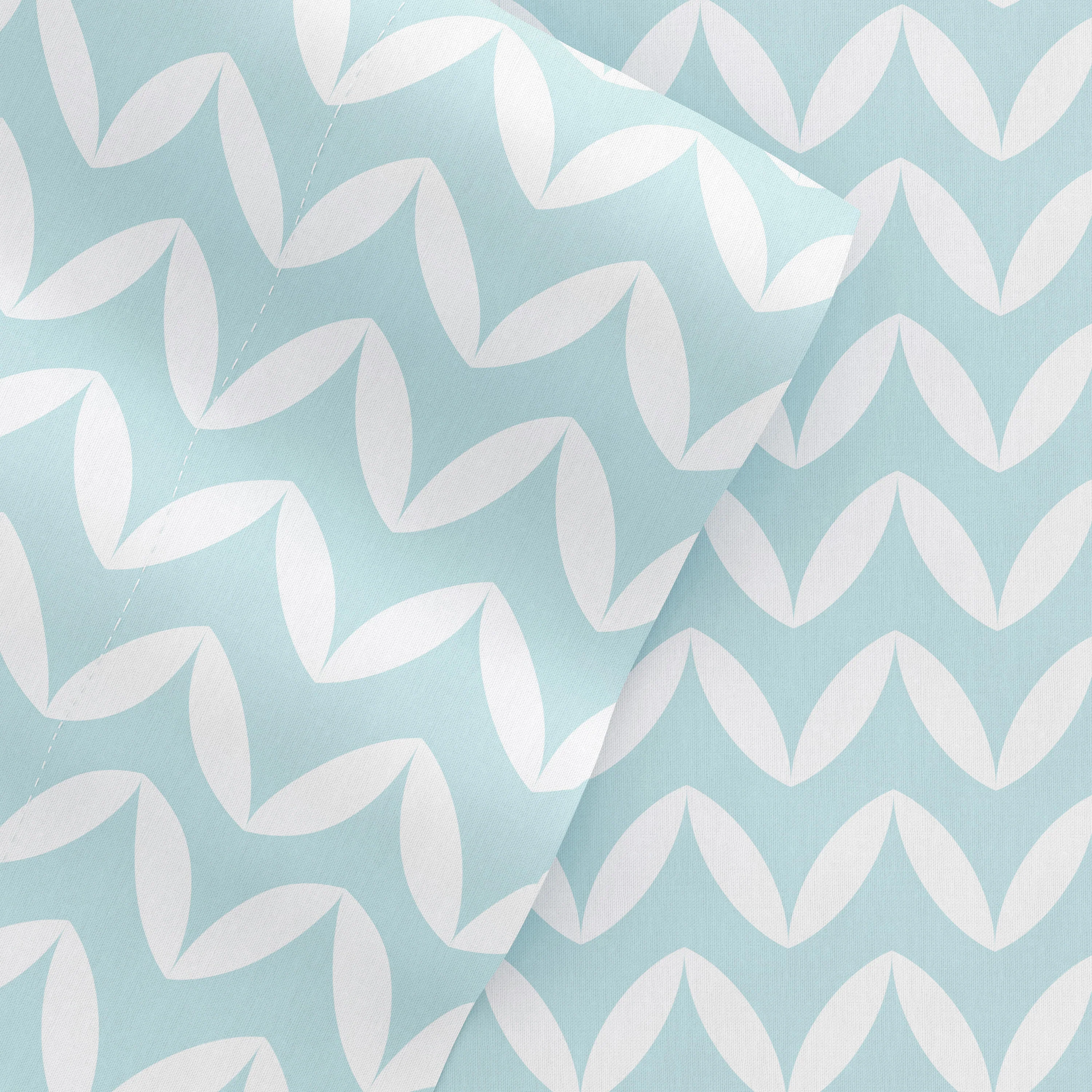 Puffed Chevron Pattern 4-Piece Sheet Set - Image 4