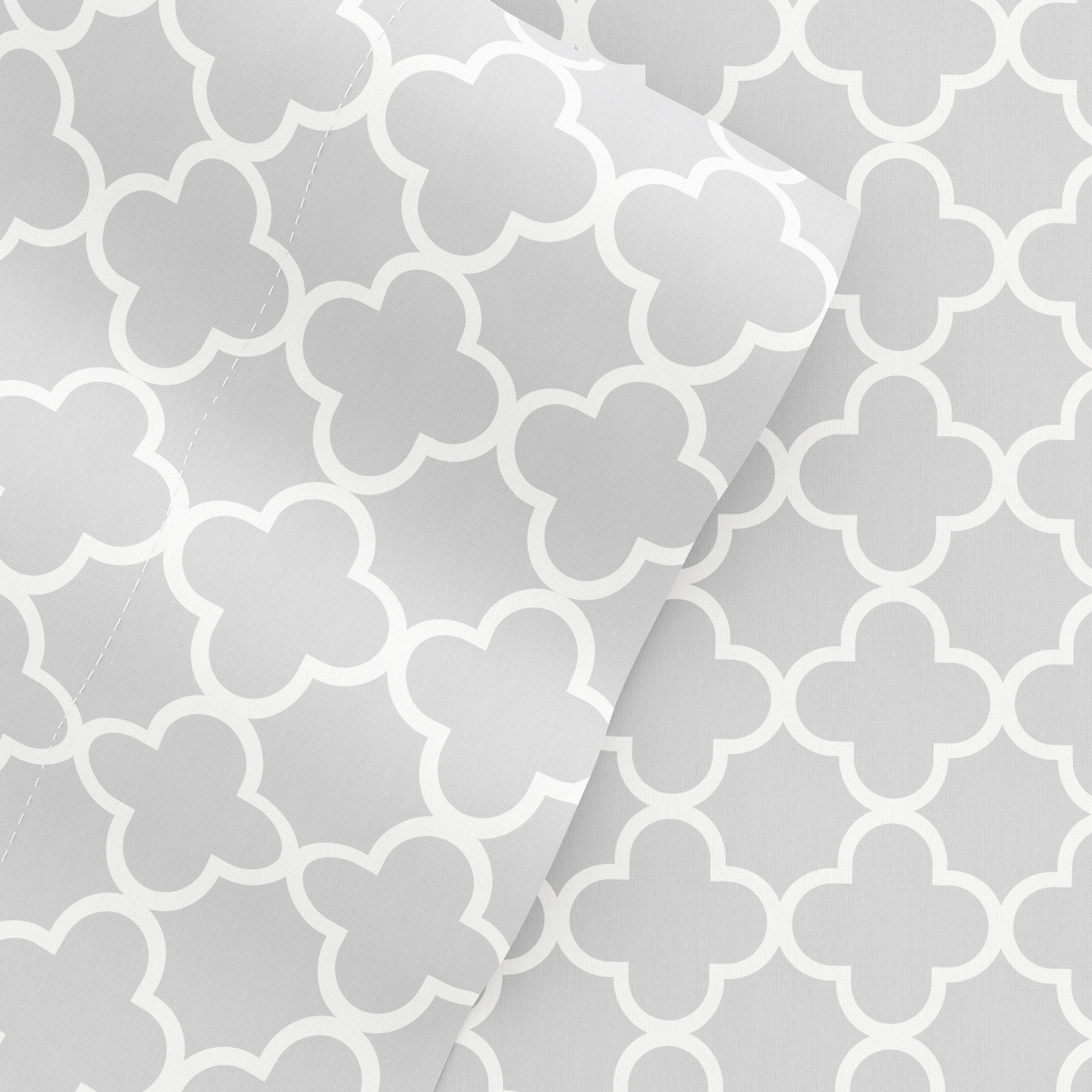 Quatrefoil Pattern 4-Piece Sheet Set - Image 4