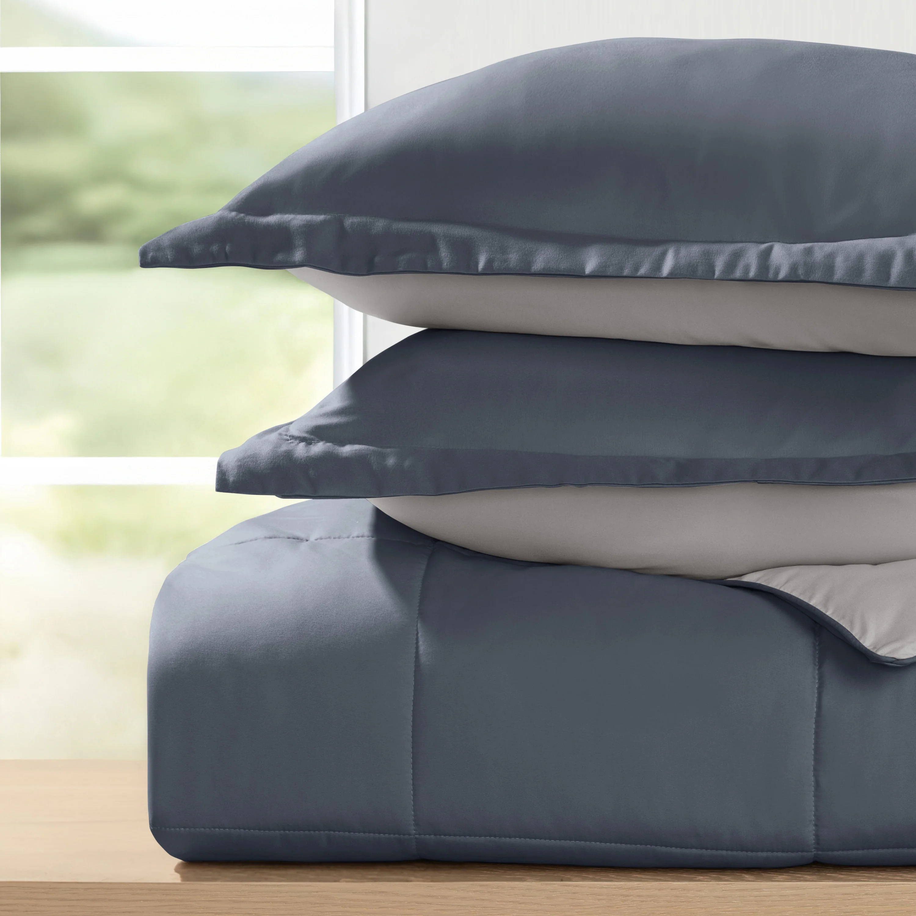 Reversible Down-Alternative Comforter Set - Image 53