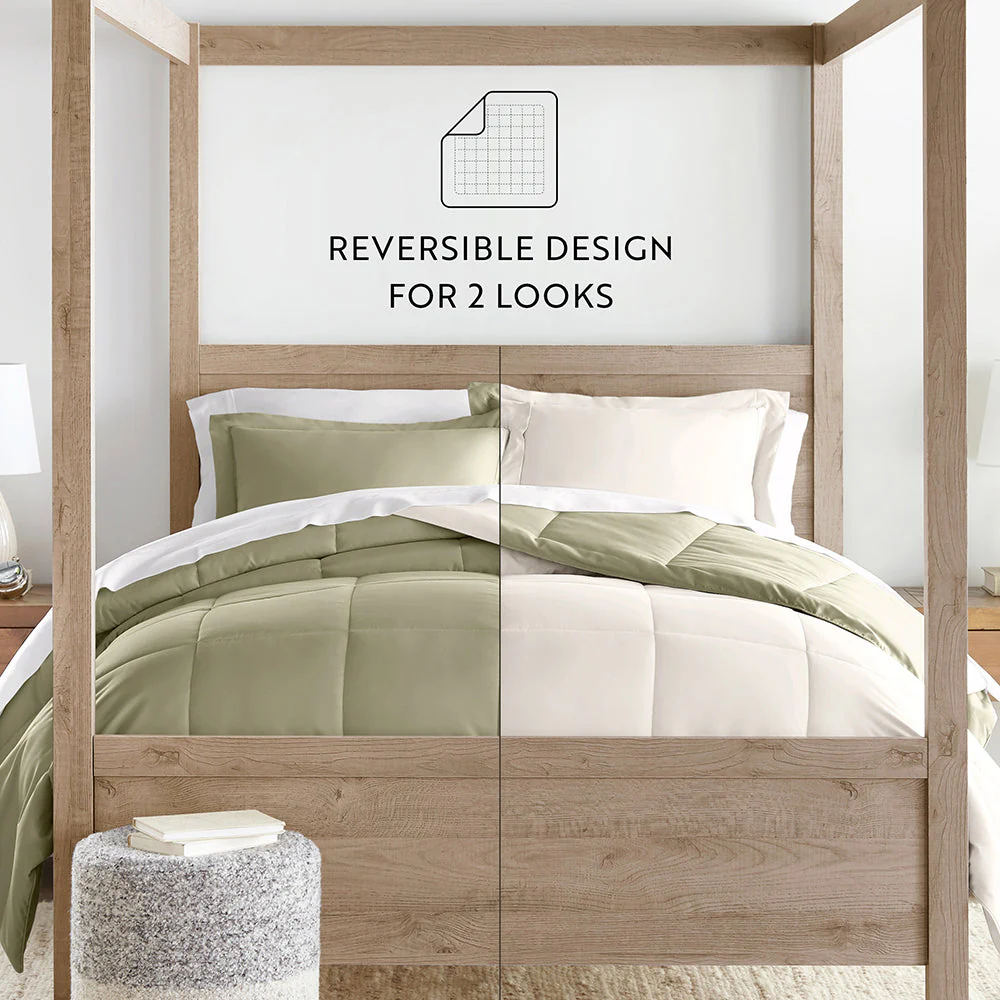 Reversible Down-Alternative Comforter Set Sale - Image 145