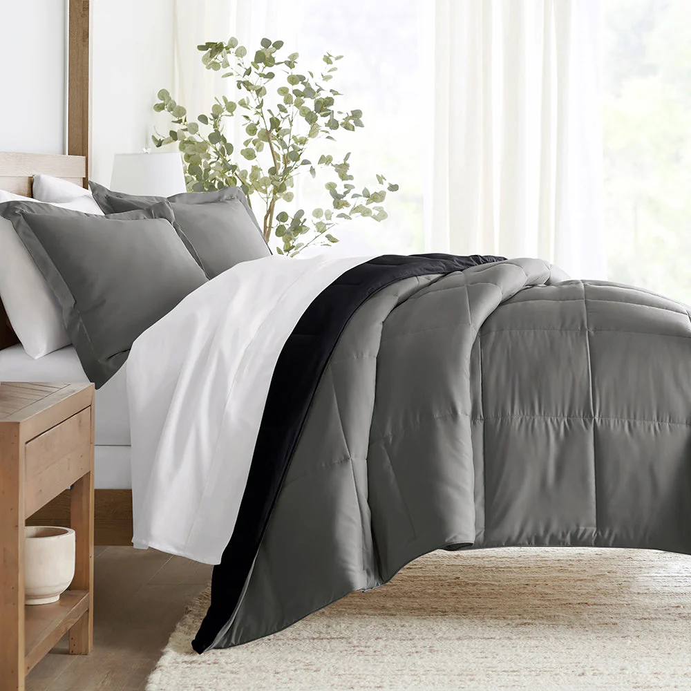 Reversible Down-Alternative Comforter Set Sale - Image 17