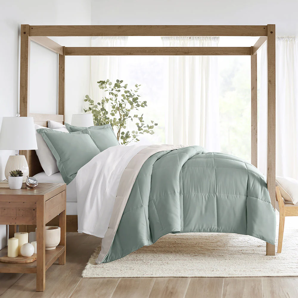 Reversible Down-Alternative Comforter Set Sale - Image 23
