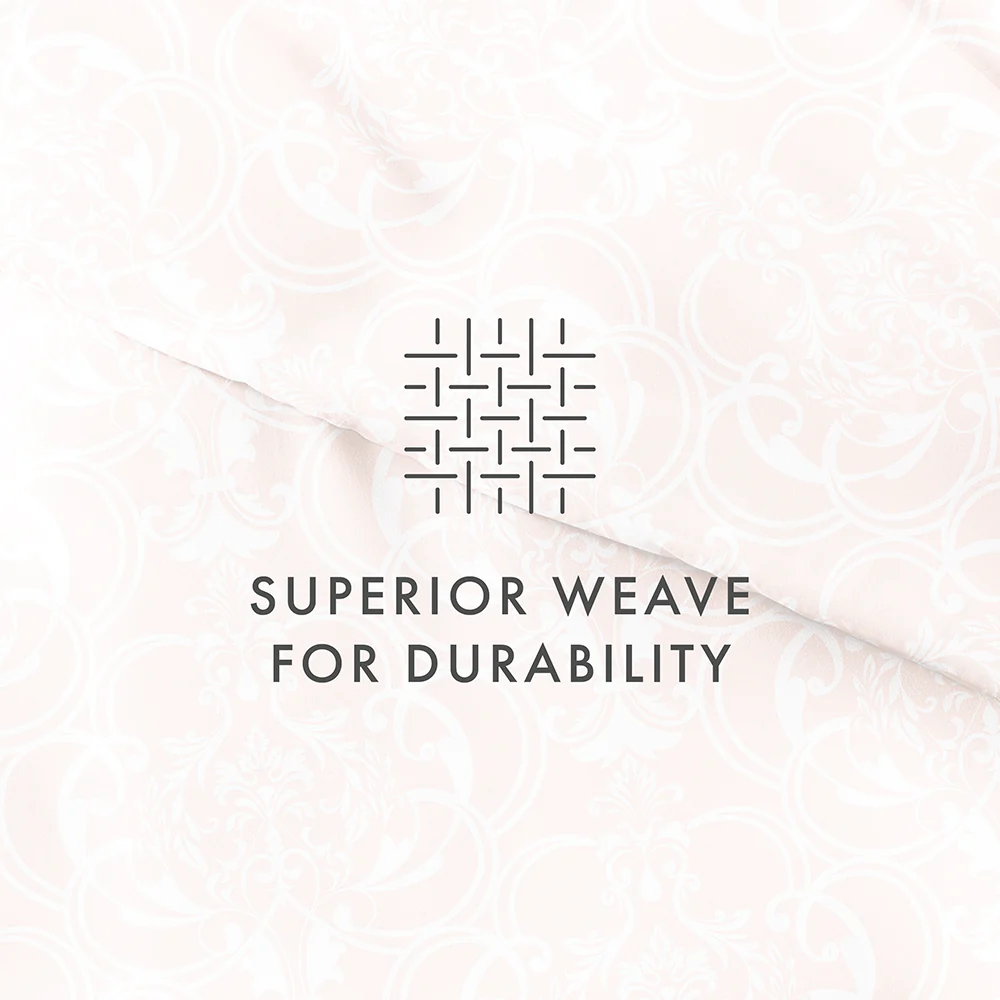 Romantic Damask Pattern 3-Piece Duvet Cover Set - Image 10