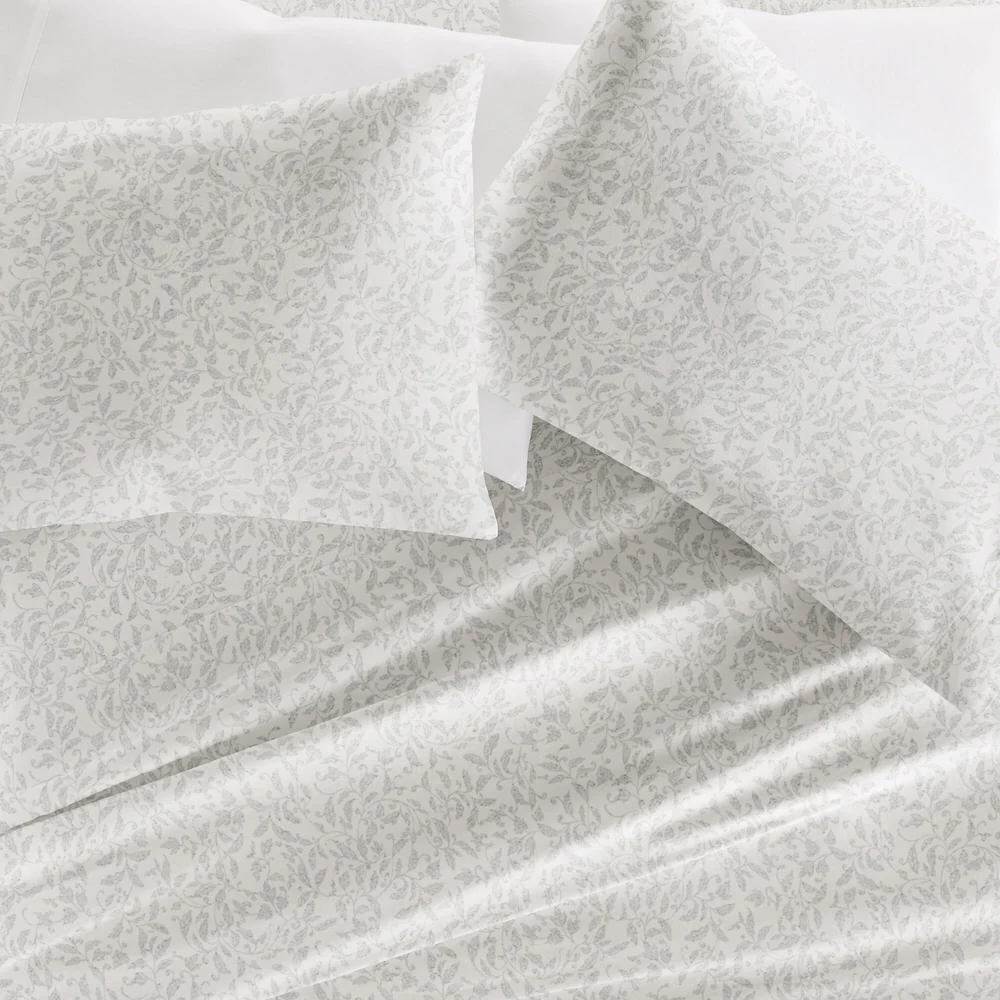 Romantic Vines 4-Piece Long Staple Cotton Sheet Set - Image 3