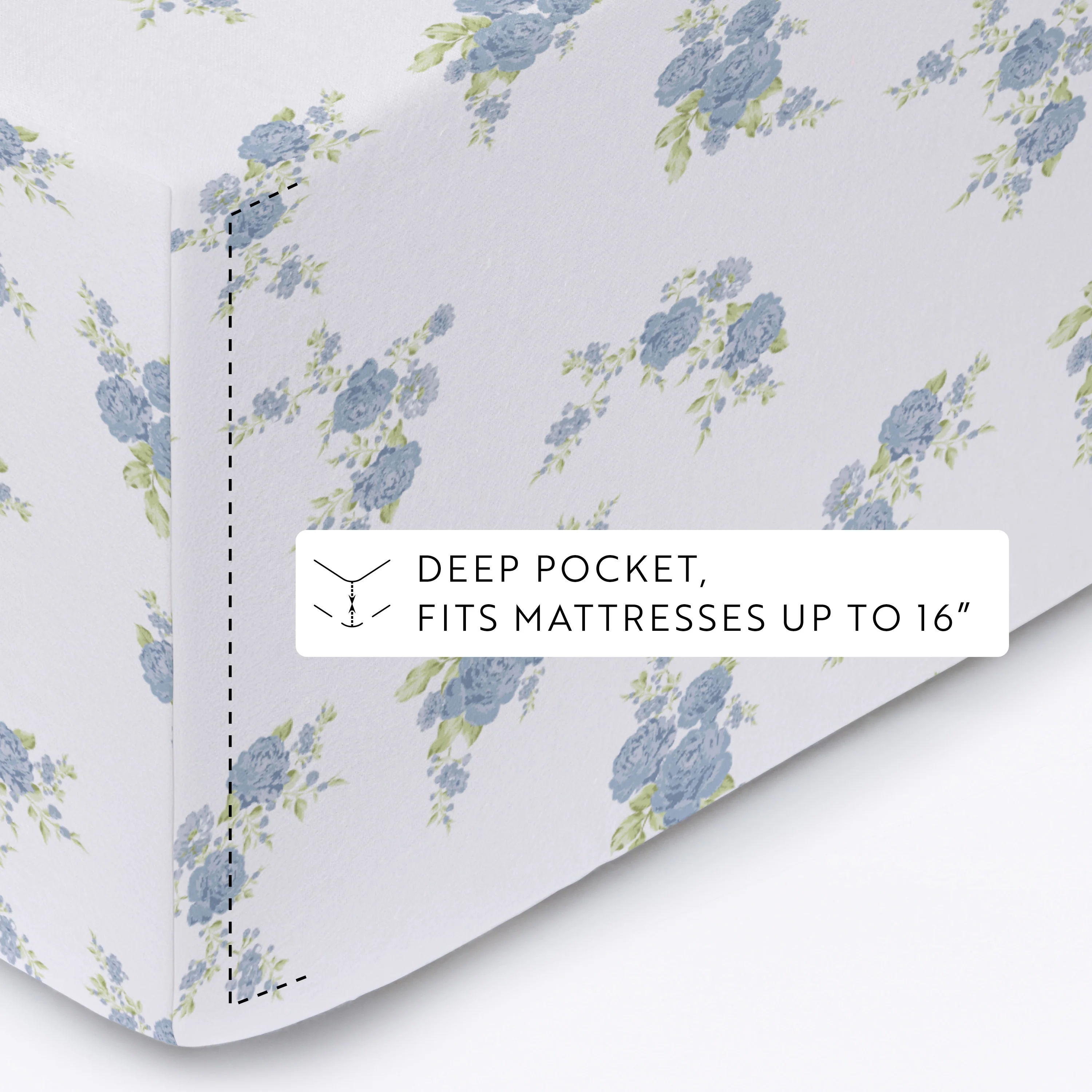 Rose Bunch 4-Piece Flannel Sheet Set - Image 13