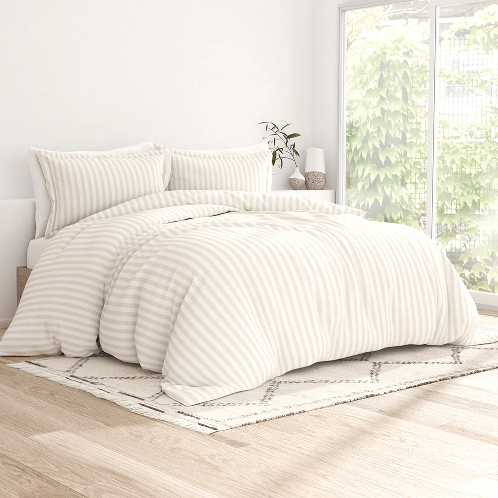 Rugged Stripes Pattern 3-Piece Duvet Cover Set - Image 10