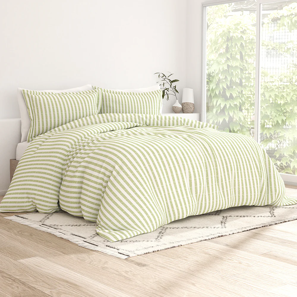 Rugged Stripes Pattern 3-Piece Duvet Cover Set - Image 14