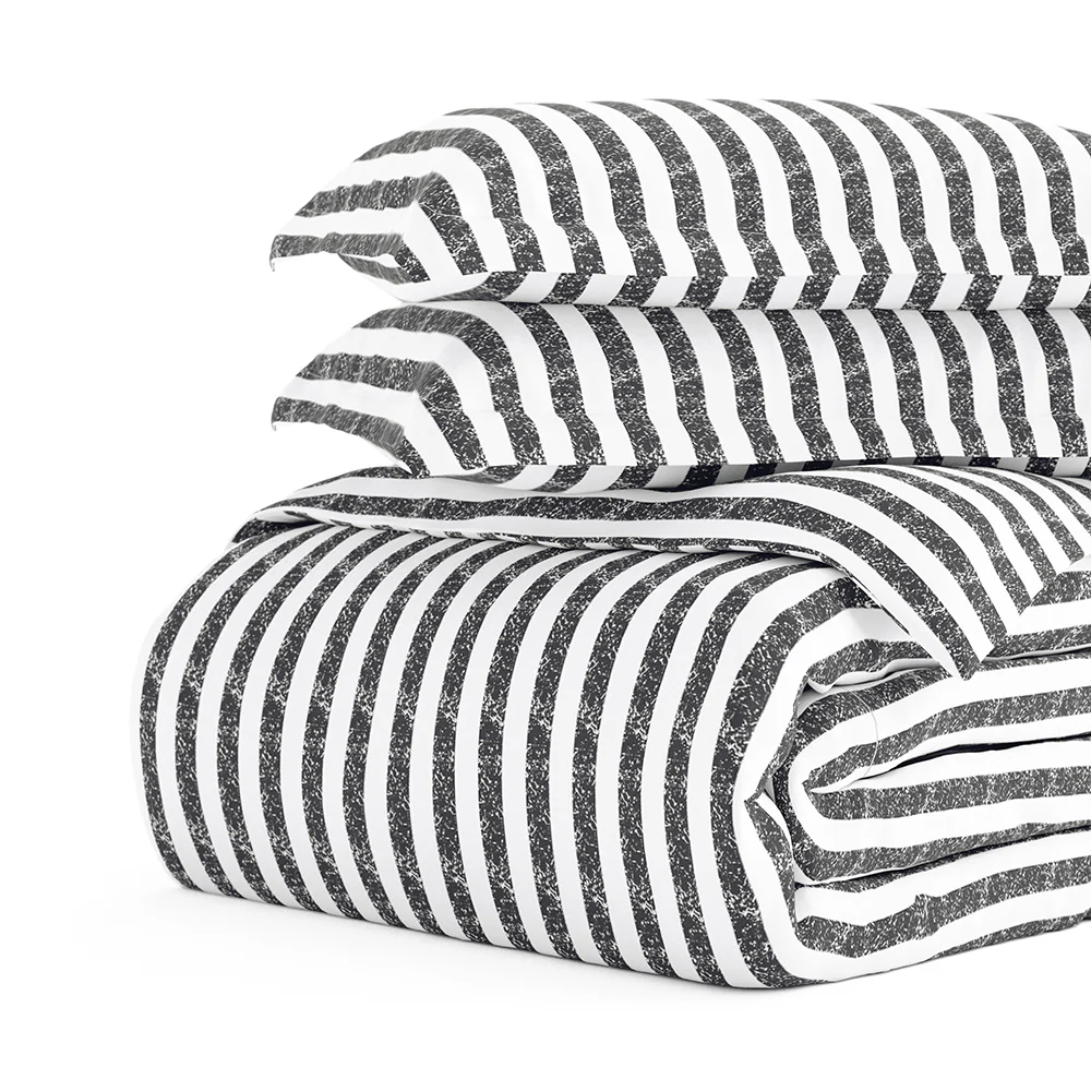 Rugged Stripes Pattern 3-Piece Duvet Cover Set - Image 29