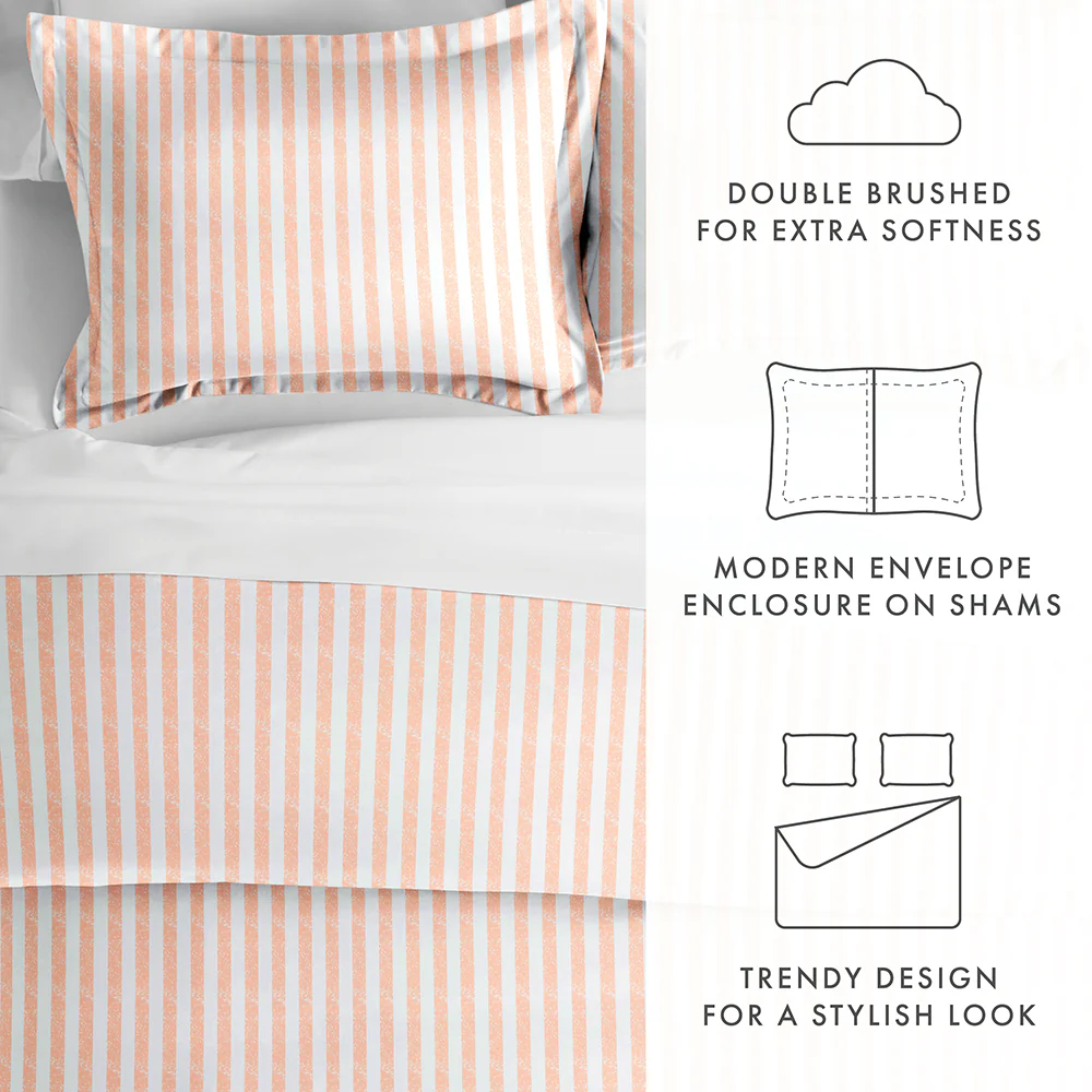 Rugged Stripes Pattern 3-Piece Duvet Cover Set - Image 53