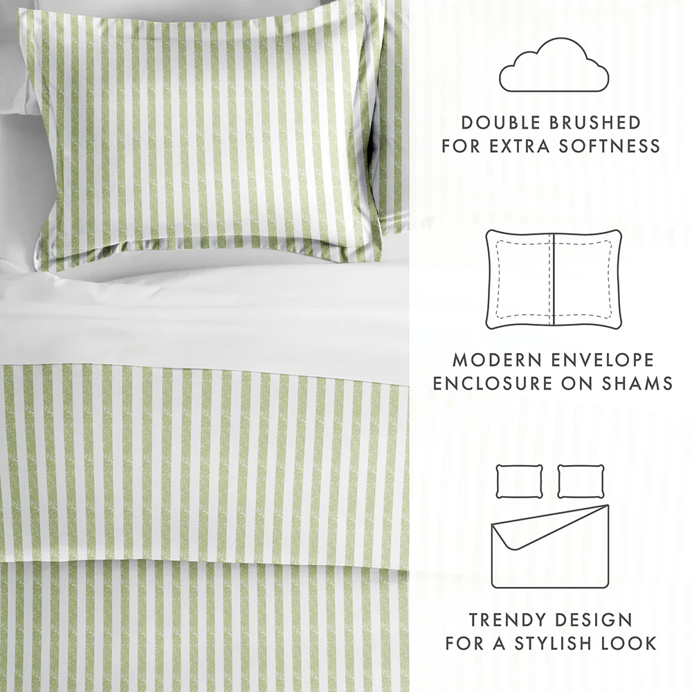 Rugged Stripes Pattern 3-Piece Duvet Cover Set - Image 56
