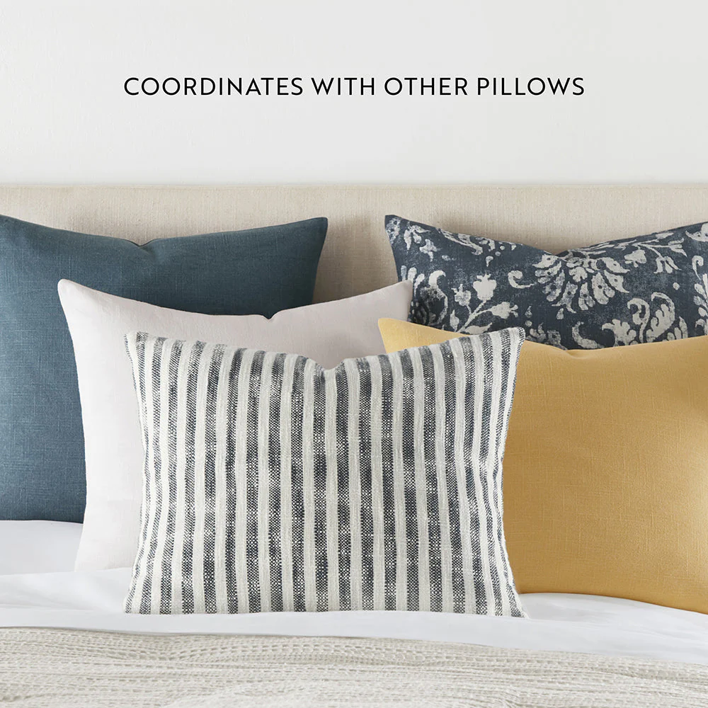 2-Pack Yarn-Dyed Bengal Stripe / Distressed Floral Décor Throw Pillows (Sale) - Image 20