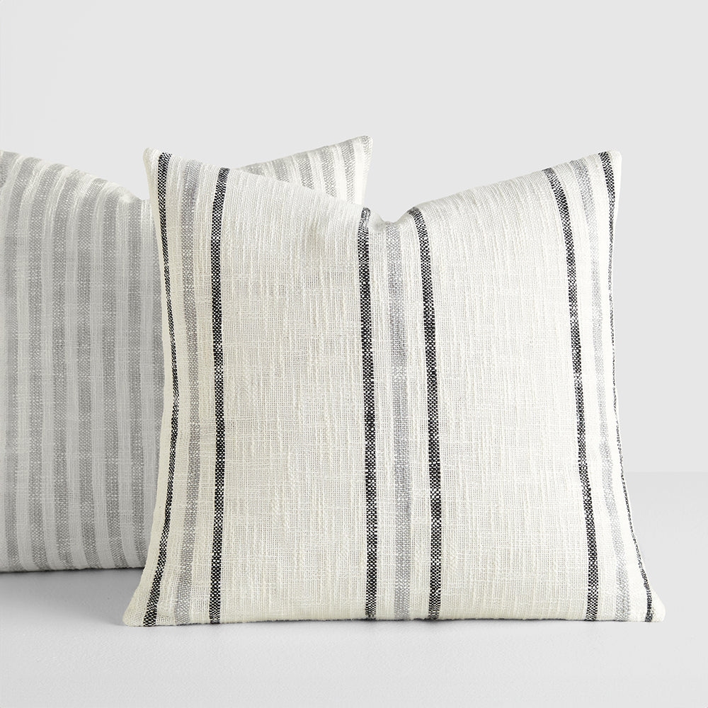 2-Pack Yarn-Dyed Bengal Stripe / Yarn-Dyed Framed Stripe Décor Throw Pillows (Sale) - Image 3