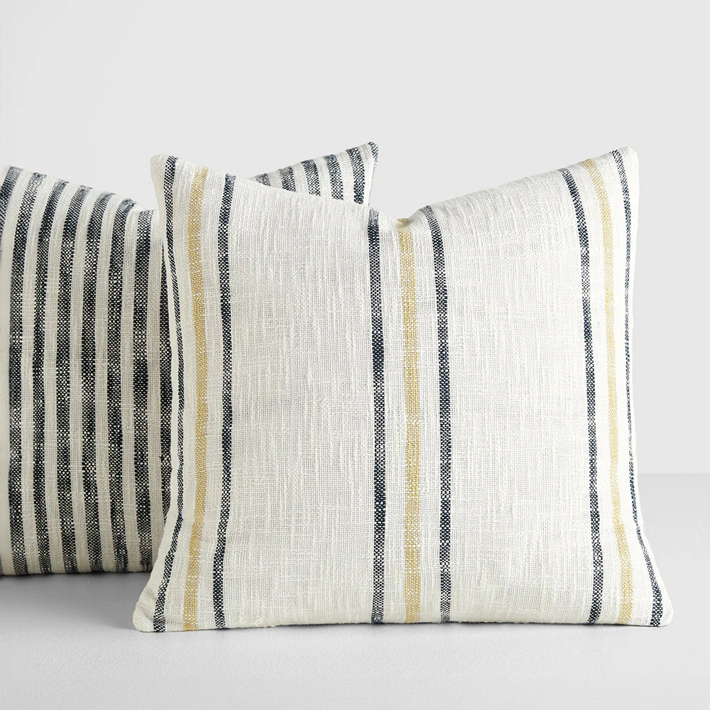 2-Pack Yarn-Dyed Bengal Stripe / Yarn-Dyed Framed Stripe Décor Throw Pillows (Sale) - Image 4
