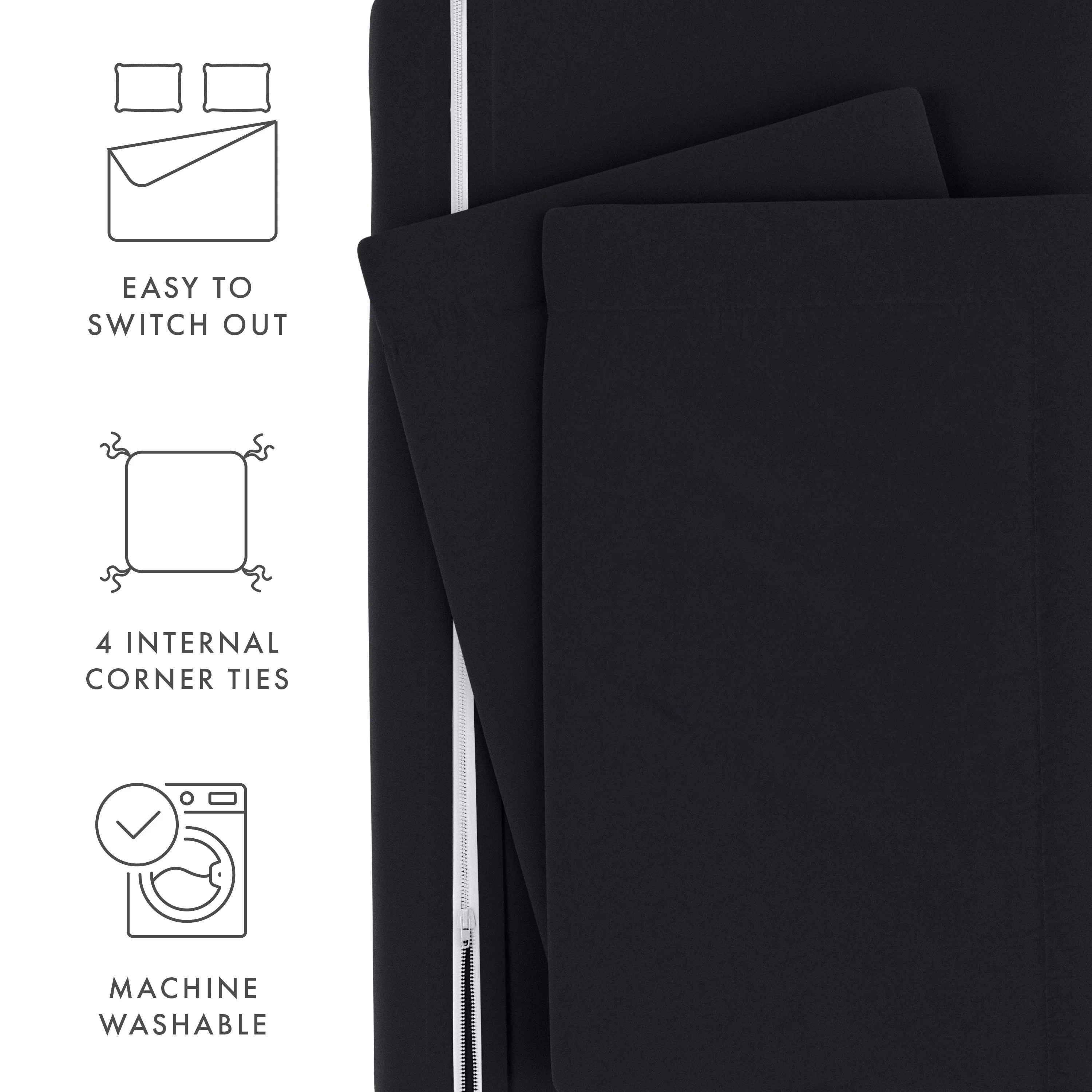 Sale - 3-Piece Essential Duvet Cover Set - Image 102