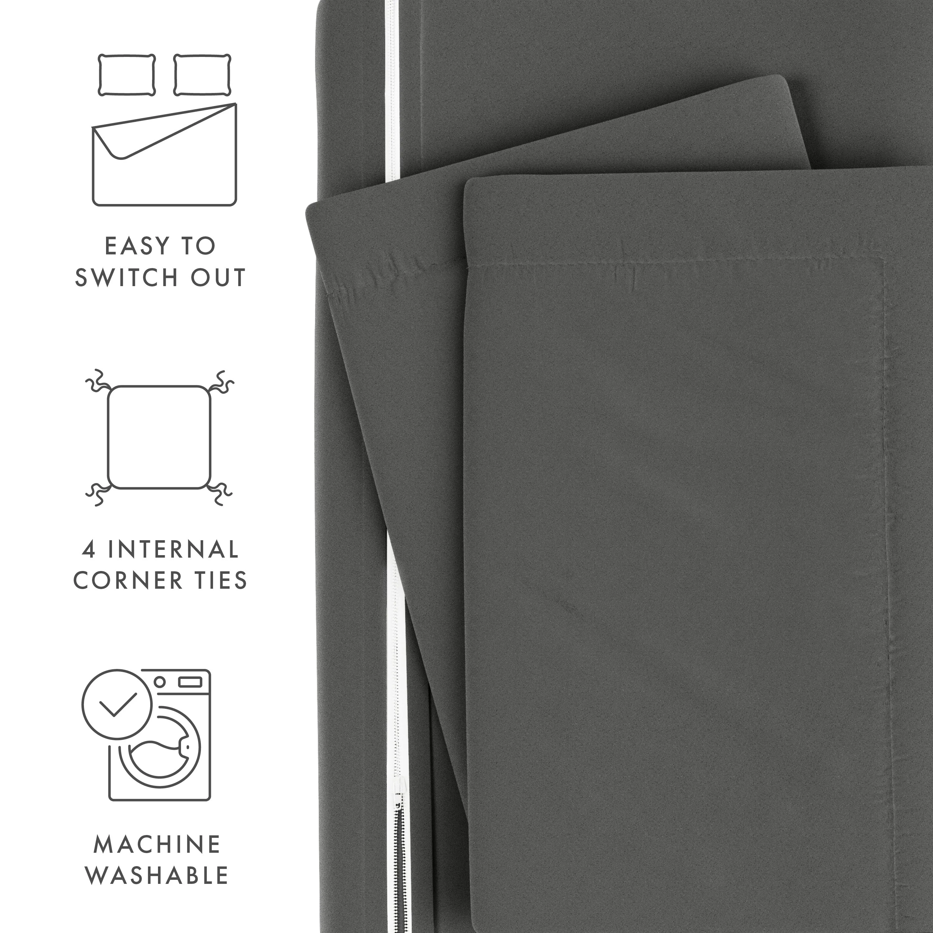Sale - 3-Piece Essential Duvet Cover Set - Image 106