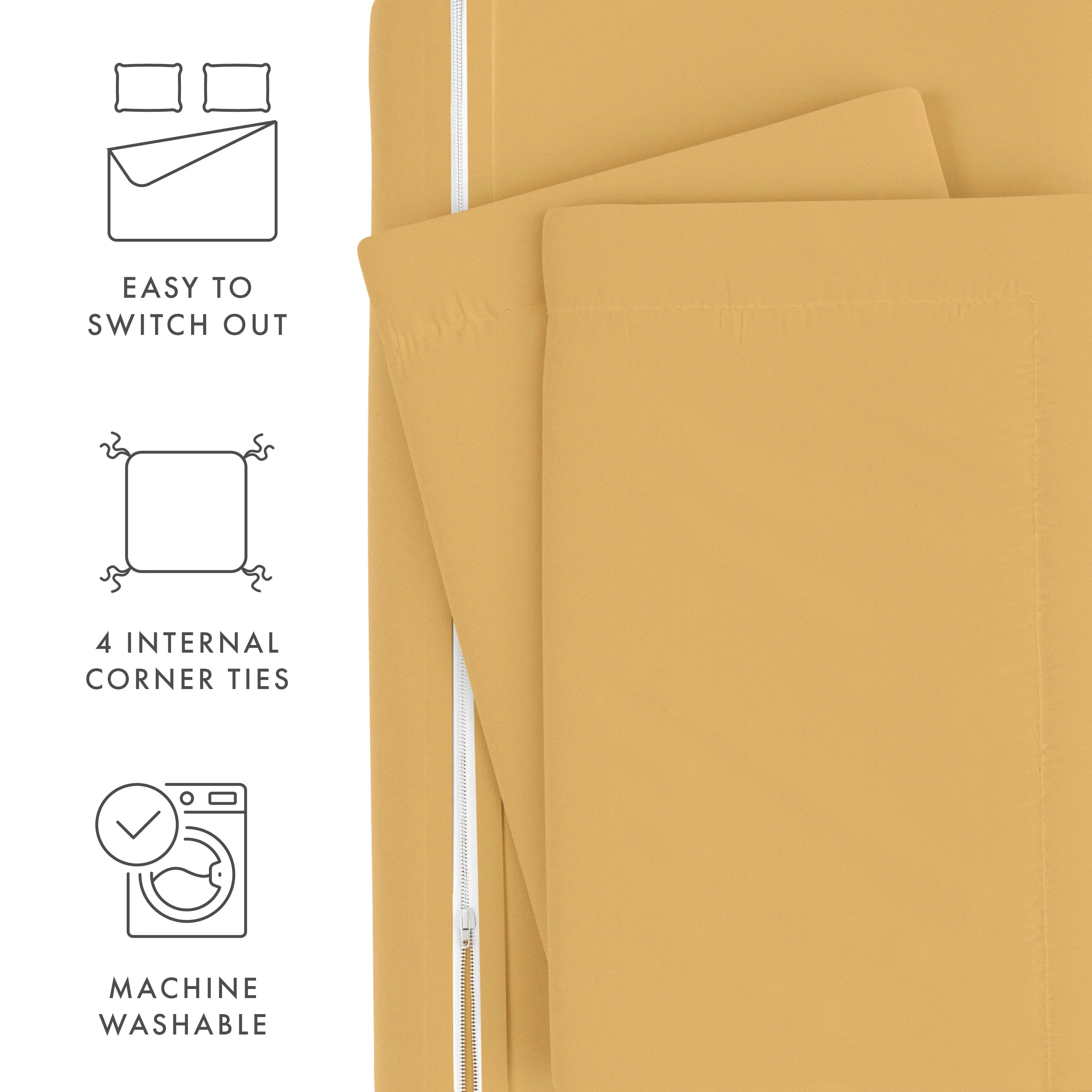 Sale - 3-Piece Essential Duvet Cover Set - Image 114