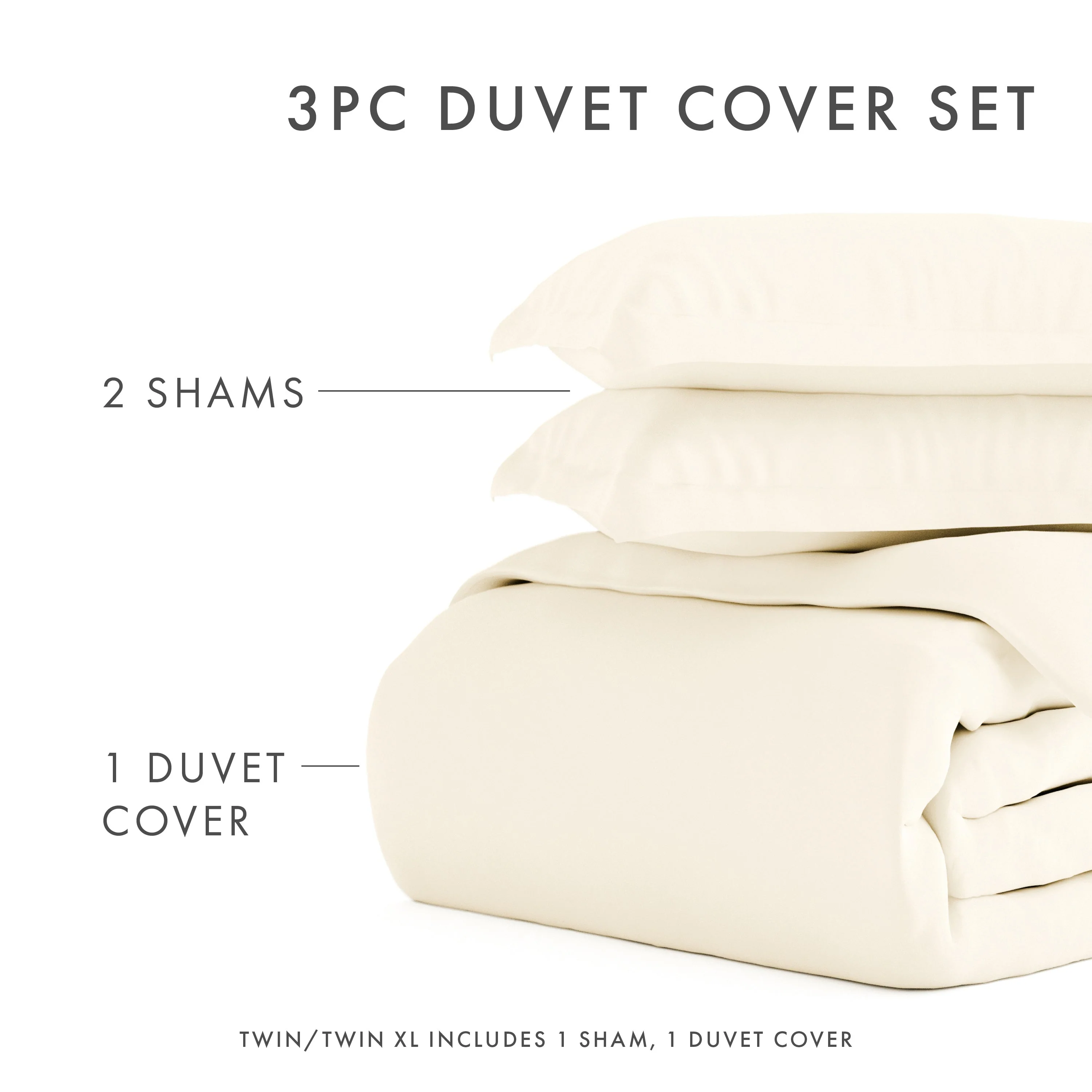 Sale - 3-Piece Essential Duvet Cover Set - Image 52
