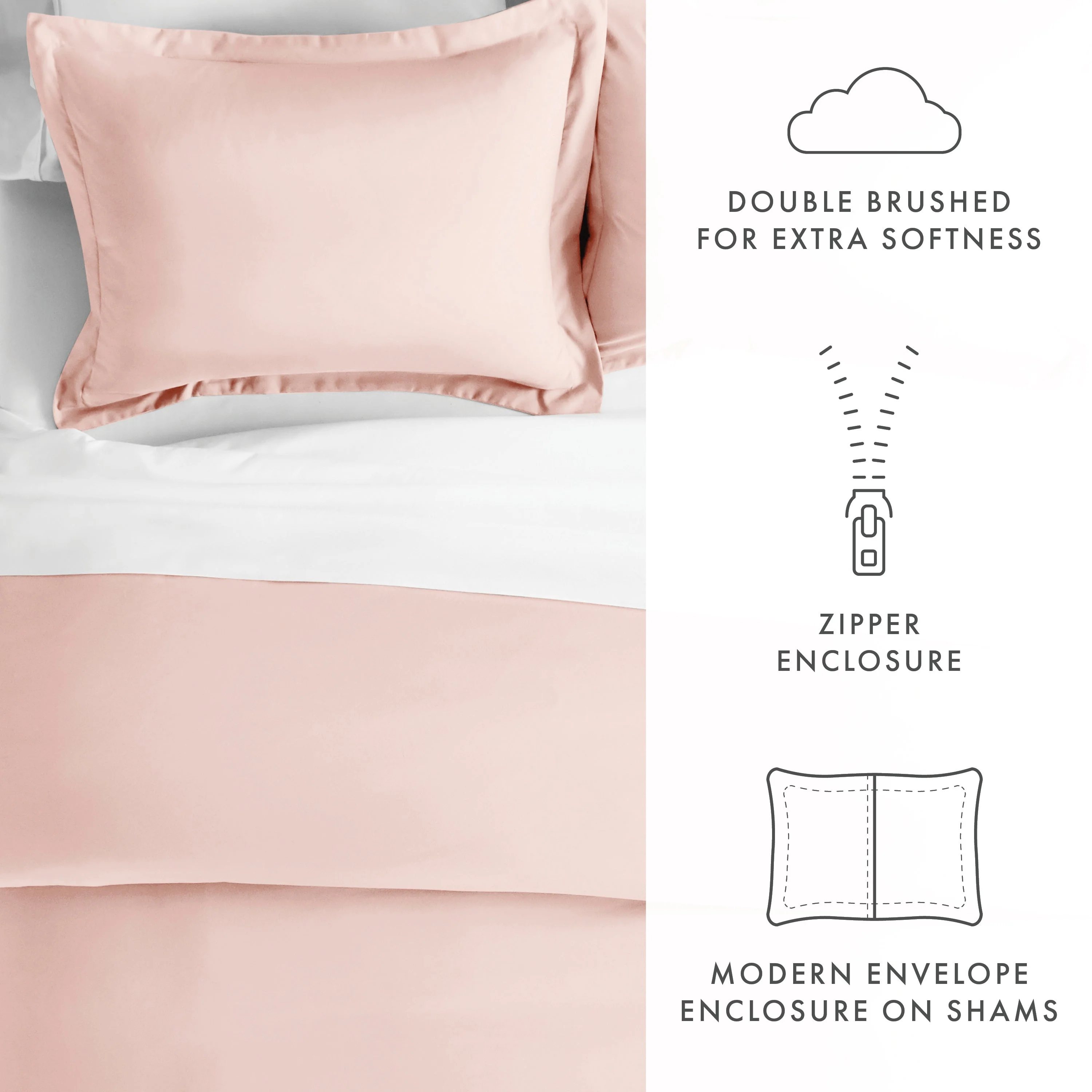 Sale - 3-Piece Essential Duvet Cover Set - Image 74