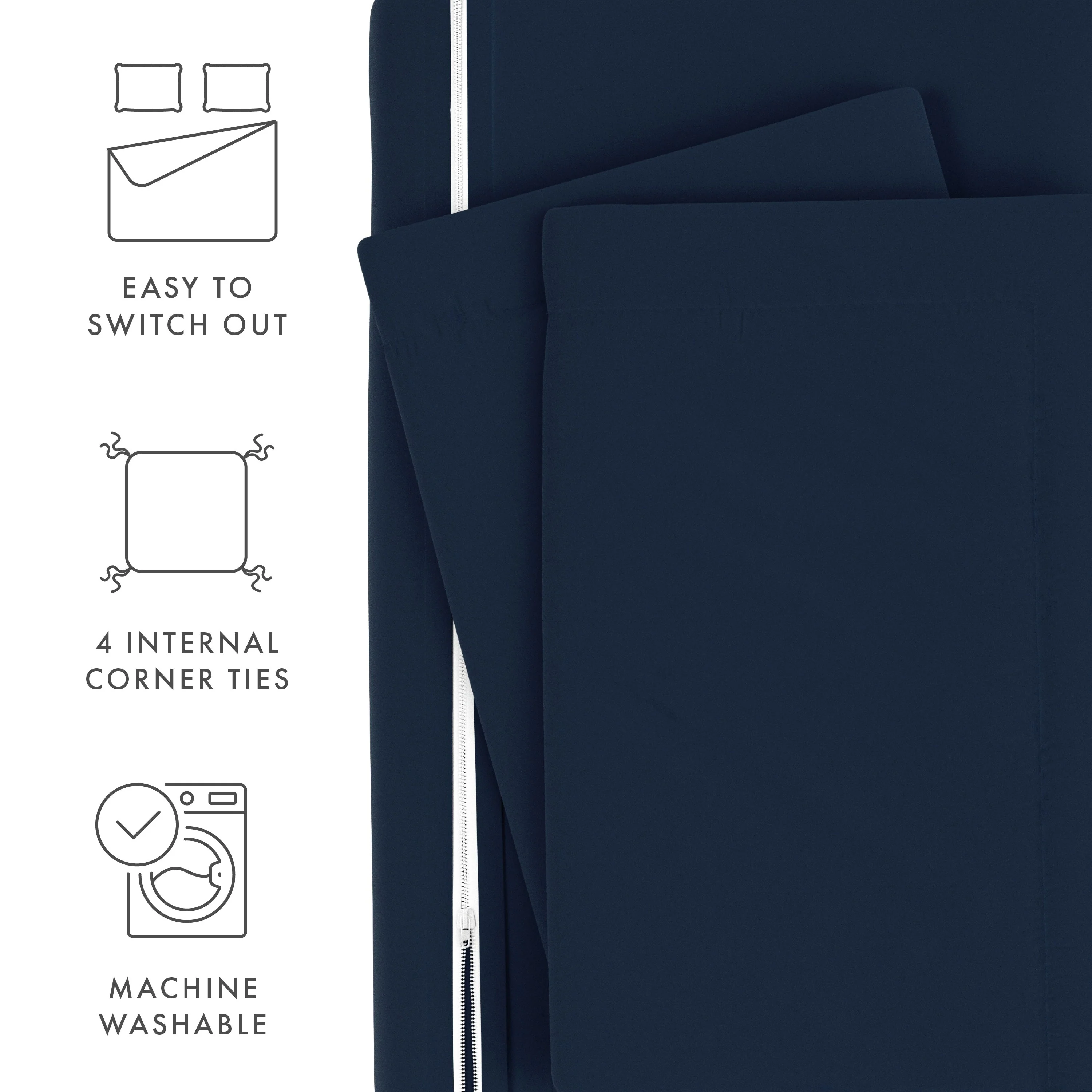 Sale - 3-Piece Essential Duvet Cover Set - Image 98