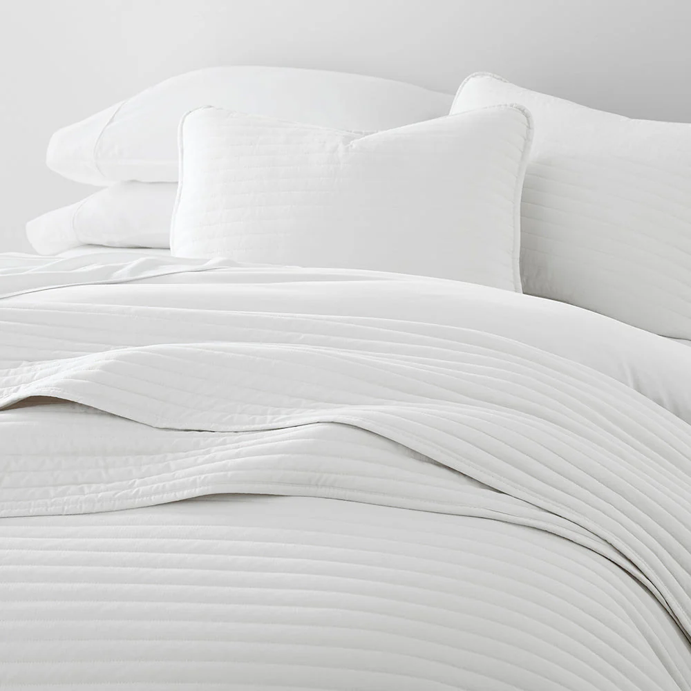 Sale - 3-Piece Stripe Stitch Quilted Coverlet Set - Image 28