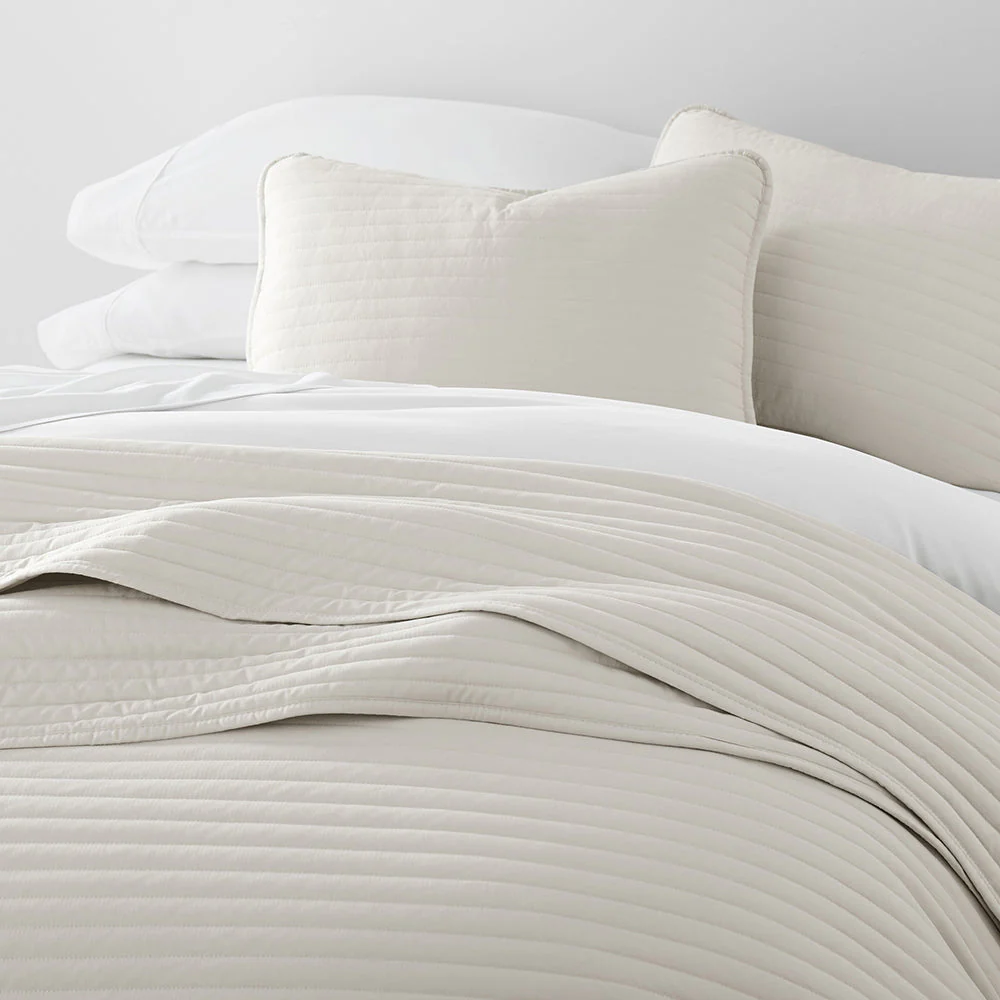 Sale - 3-Piece Stripe Stitch Quilted Coverlet Set - Image 29