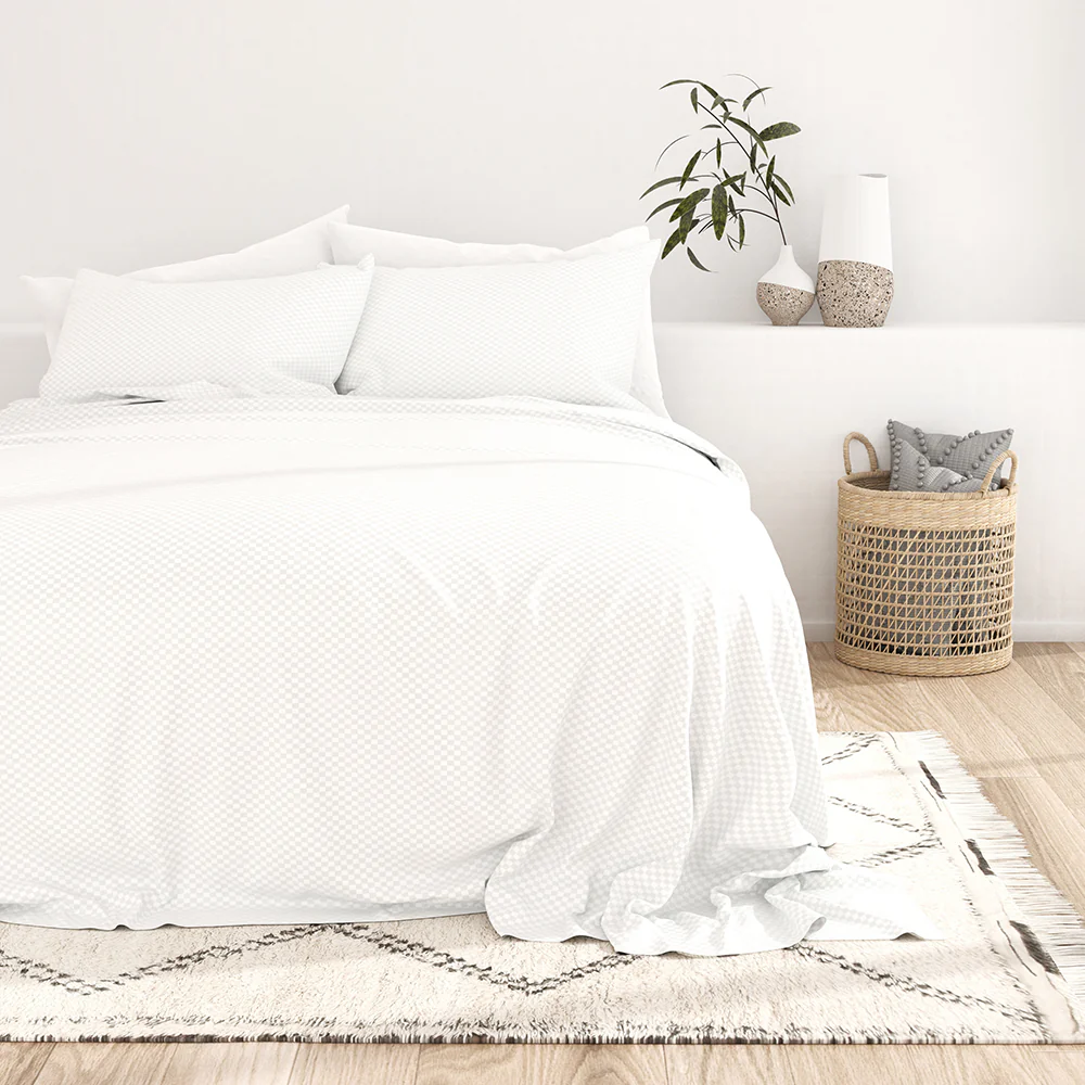 Checkered Embossed 4-Piece Sheet Set (Sale) - Image 17