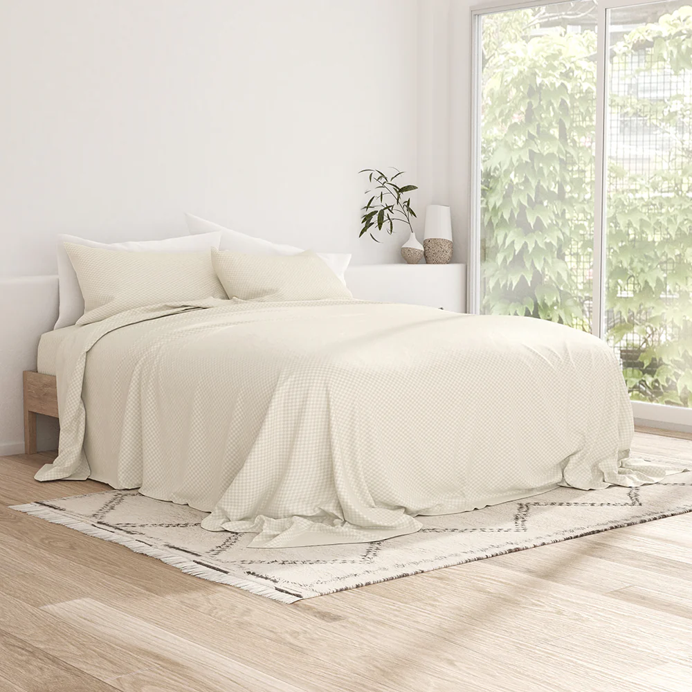Checkered Embossed 4-Piece Sheet Set (Sale) - Image 22