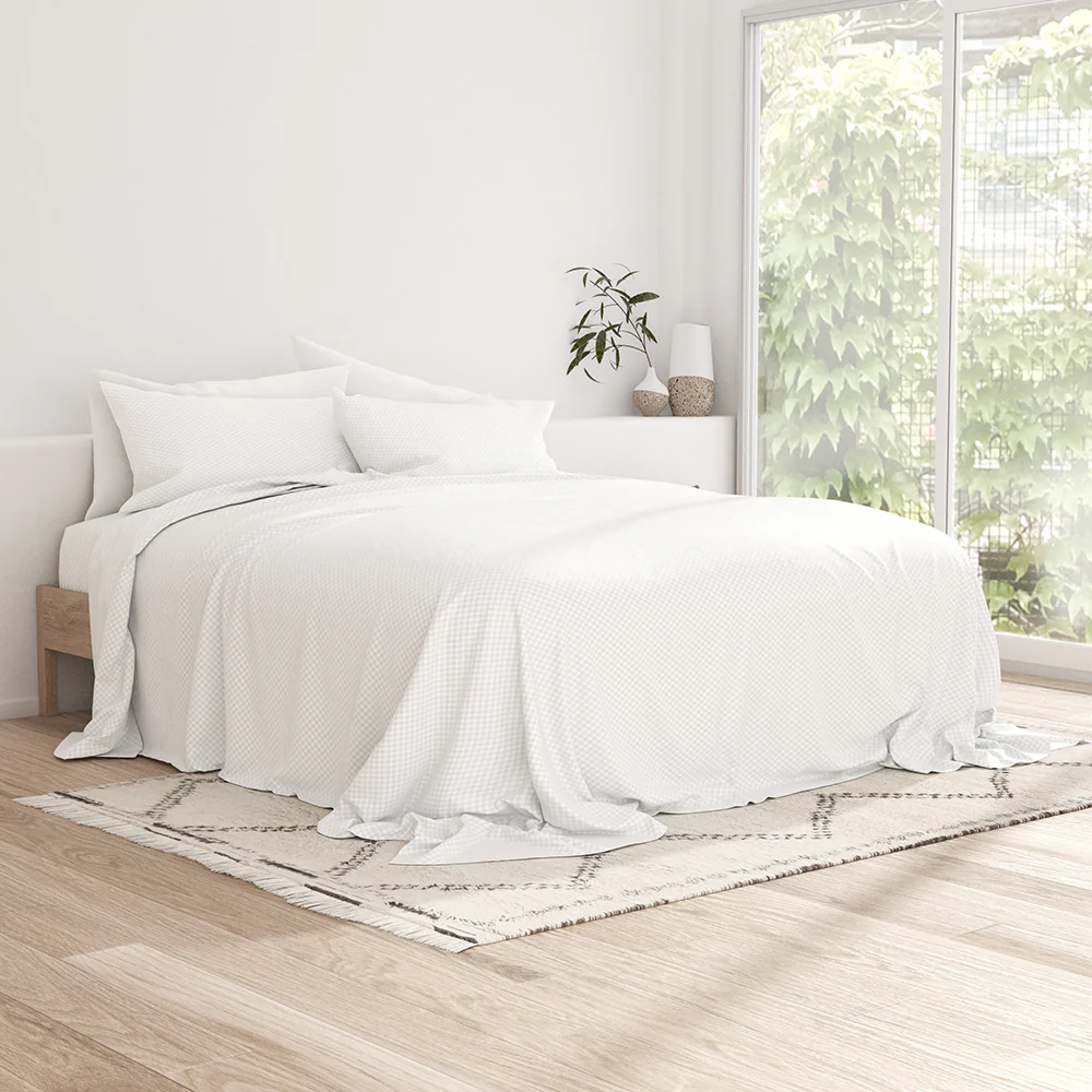 Checkered Embossed 4-Piece Sheet Set (Sale) - Image 23