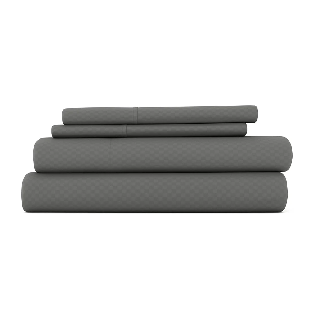Checkered Embossed 4-Piece Sheet Set (Sale) - Image 6
