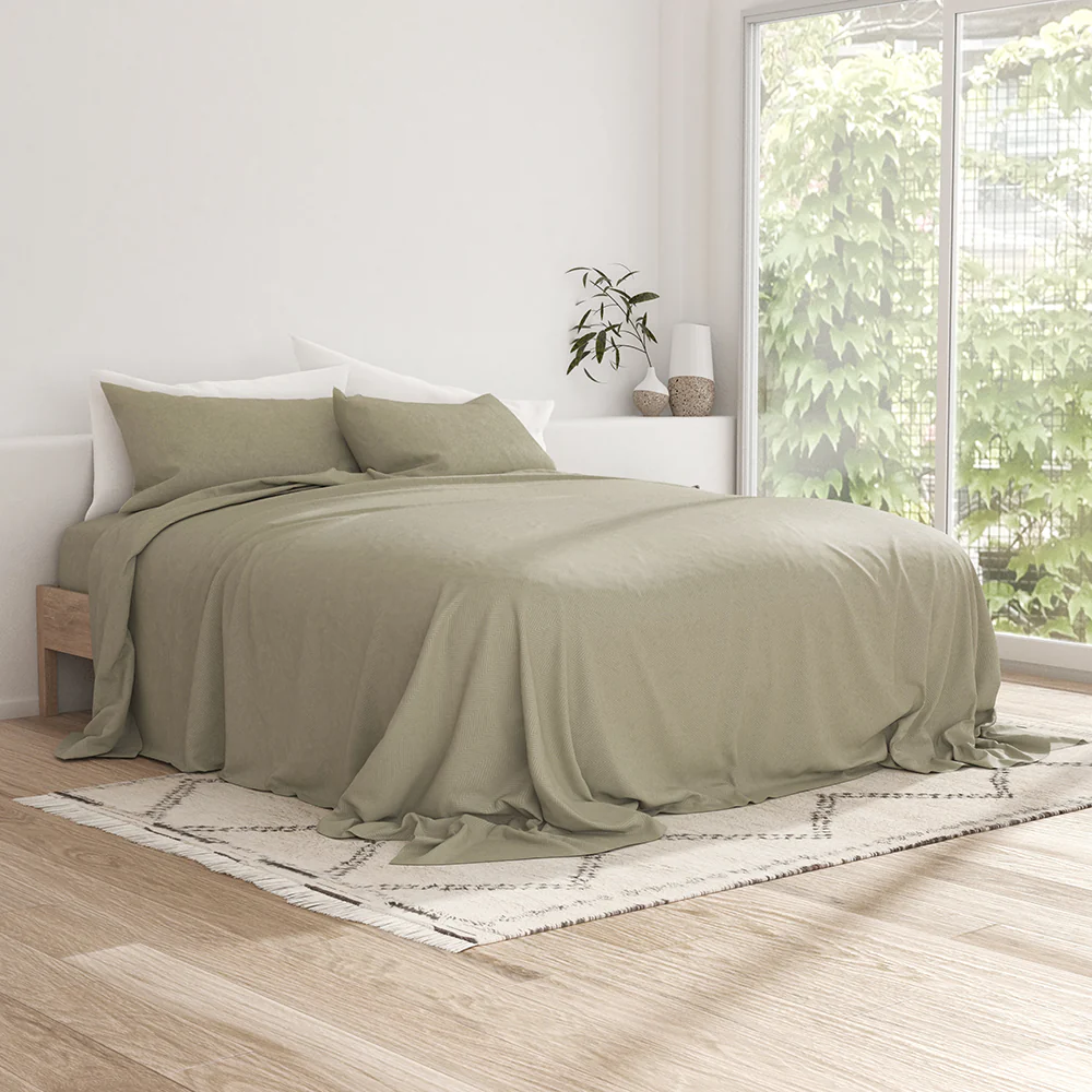 Chevron Embossed 4-Piece Sheet Set (Sale) - Image 19