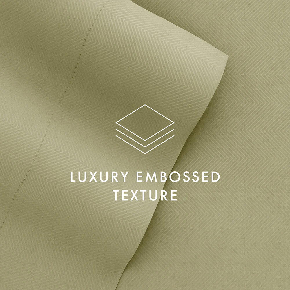 Chevron Embossed 4-Piece Sheet Set (Sale) - Image 43