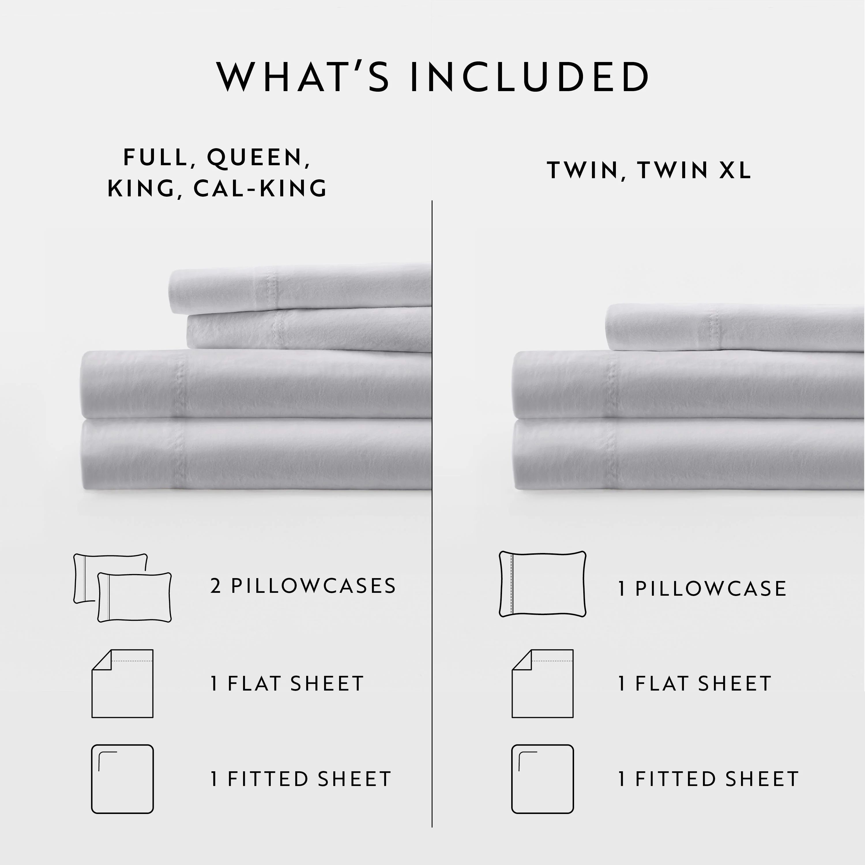 Sale - 4-Piece Long Staple 100% Cotton Sheet Set - Image 39