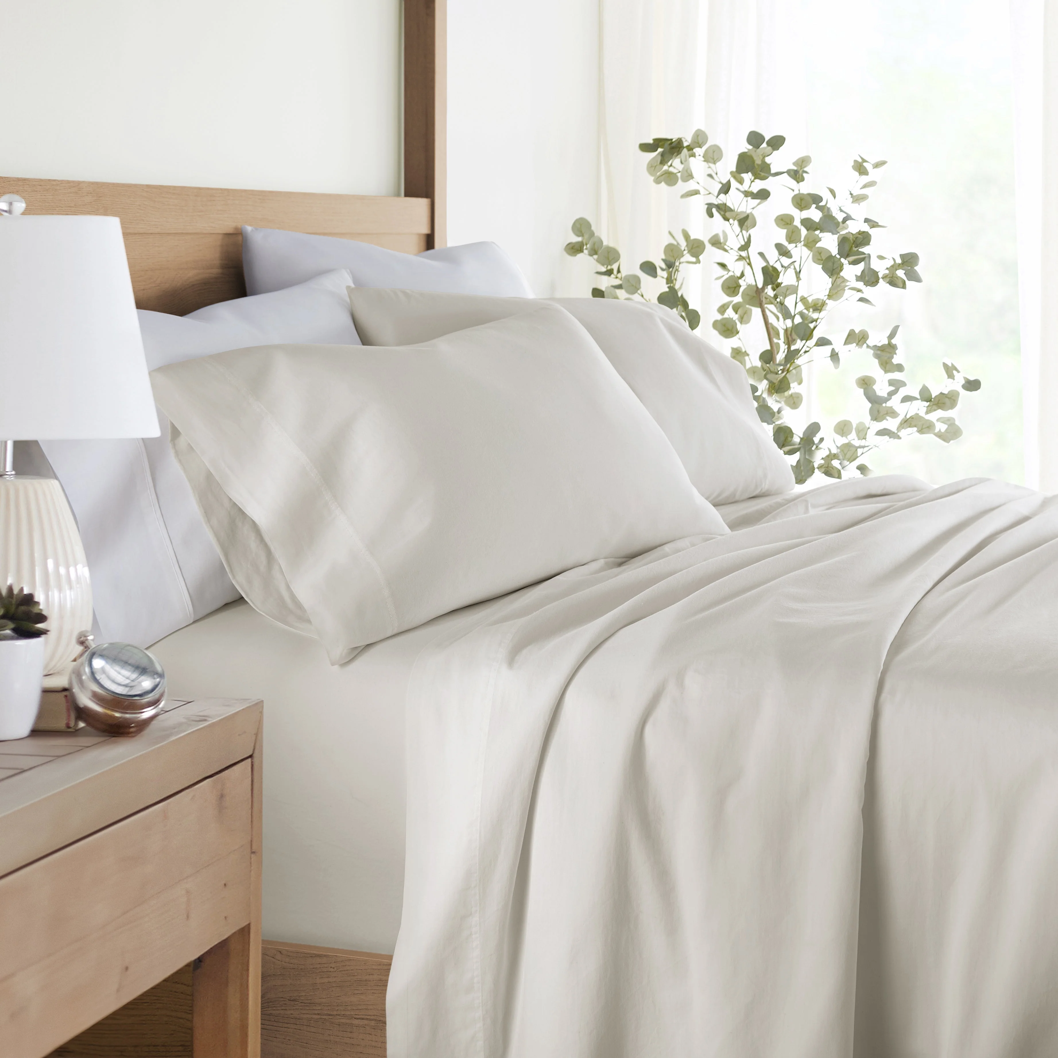 Sale - 4-Piece Long Staple 100% Cotton Sheet Set - Image 5