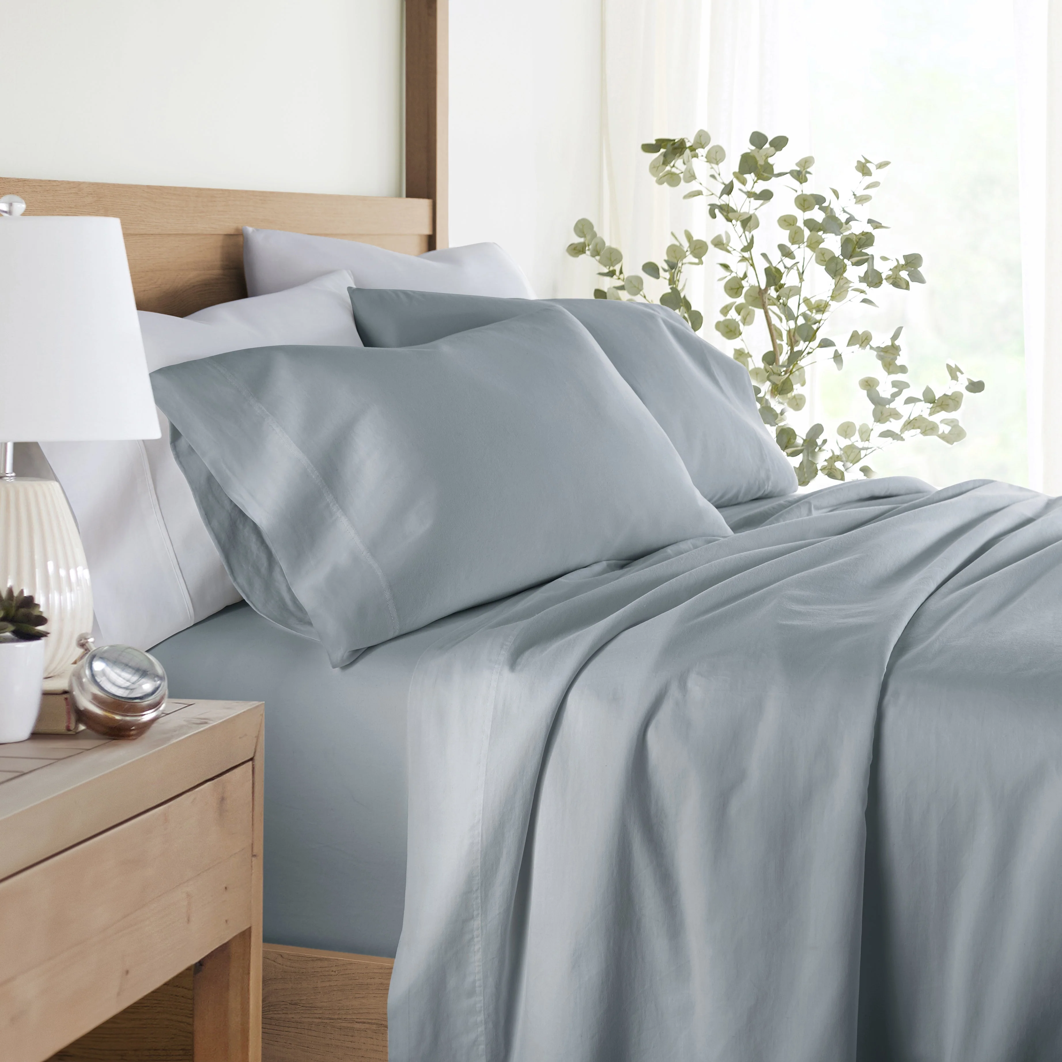 Sale - 4-Piece Long Staple 100% Cotton Sheet Set - Image 6