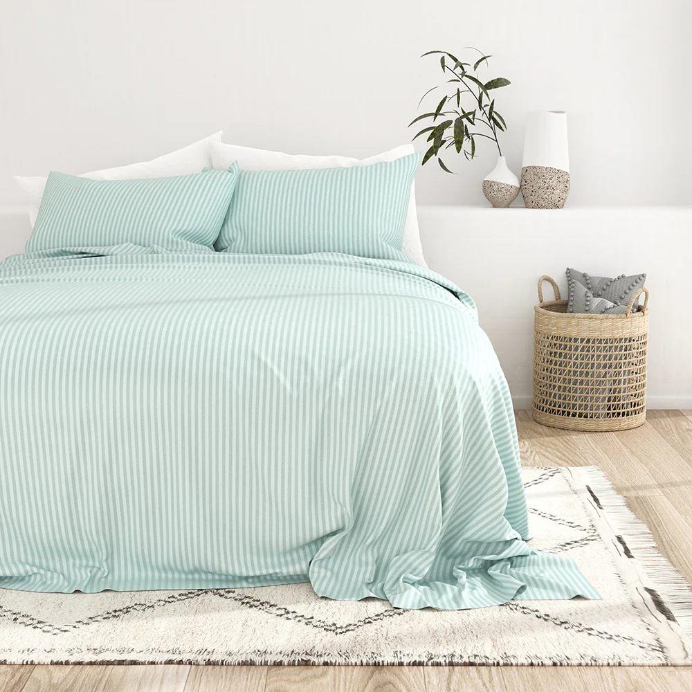 Striped Embossed 4-Piece Sheet Set (Sale) - Image 13