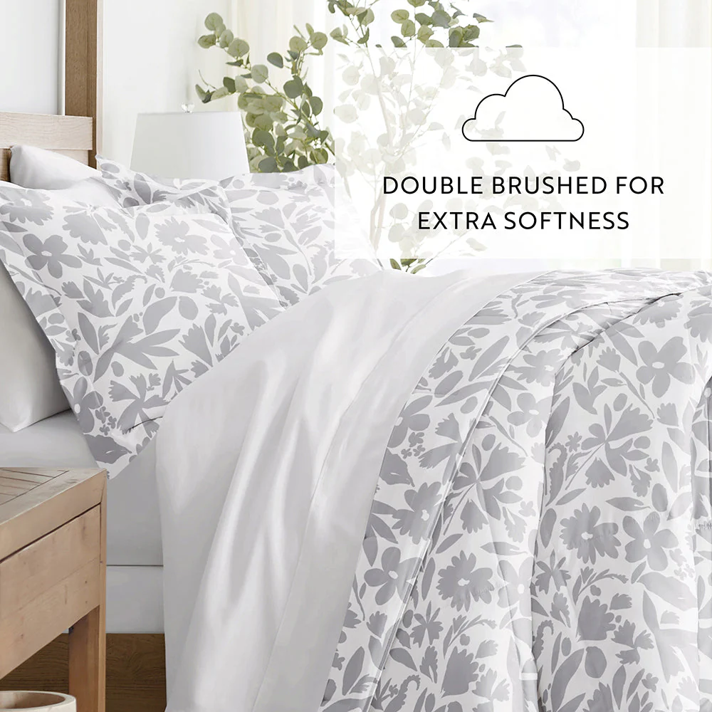 Abstract Garden Patterned Down-Alternative Comforter Set (Sale) - Image 7