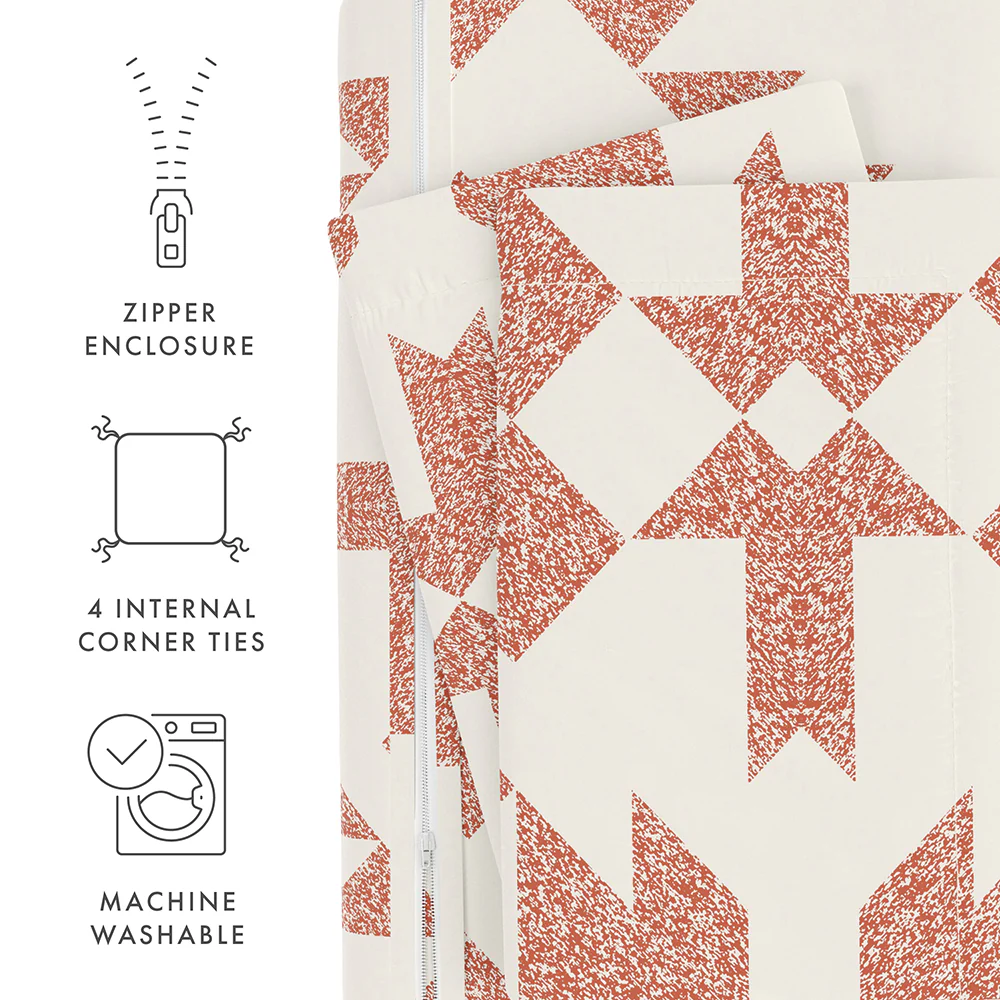 Adobe Diamond Pattern 3-Piece Duvet Cover Set (Sale) - Image 27