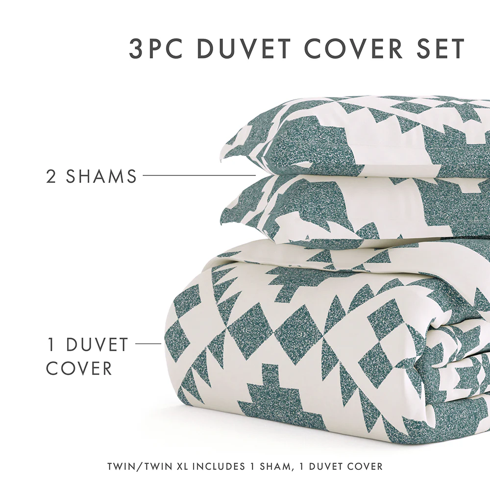 Adobe Diamond Pattern 3-Piece Duvet Cover Set (Sale) - Image 31