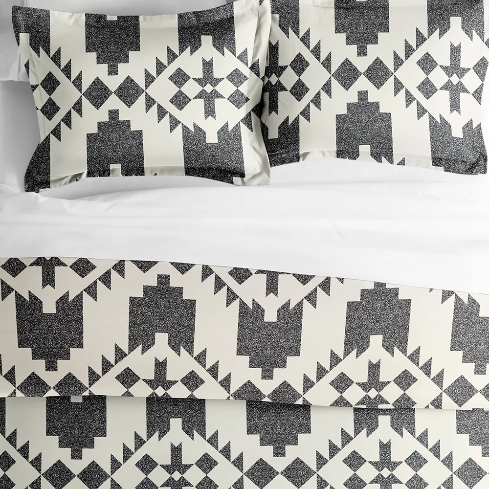 Adobe Diamond Pattern 3-Piece Duvet Cover Set (Sale) - Image 8