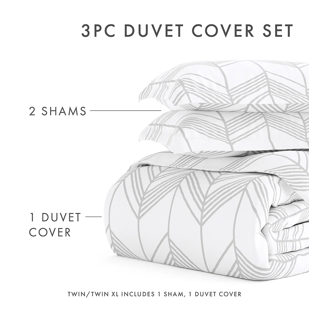 Alps Chevron Pattern 3-Piece Duvet Cover Set (Sale) - Image 11