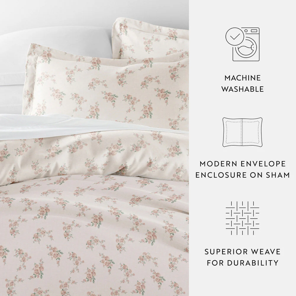Apricot Pattern 3-Piece Duvet Cover Set (Sale) - Image 7