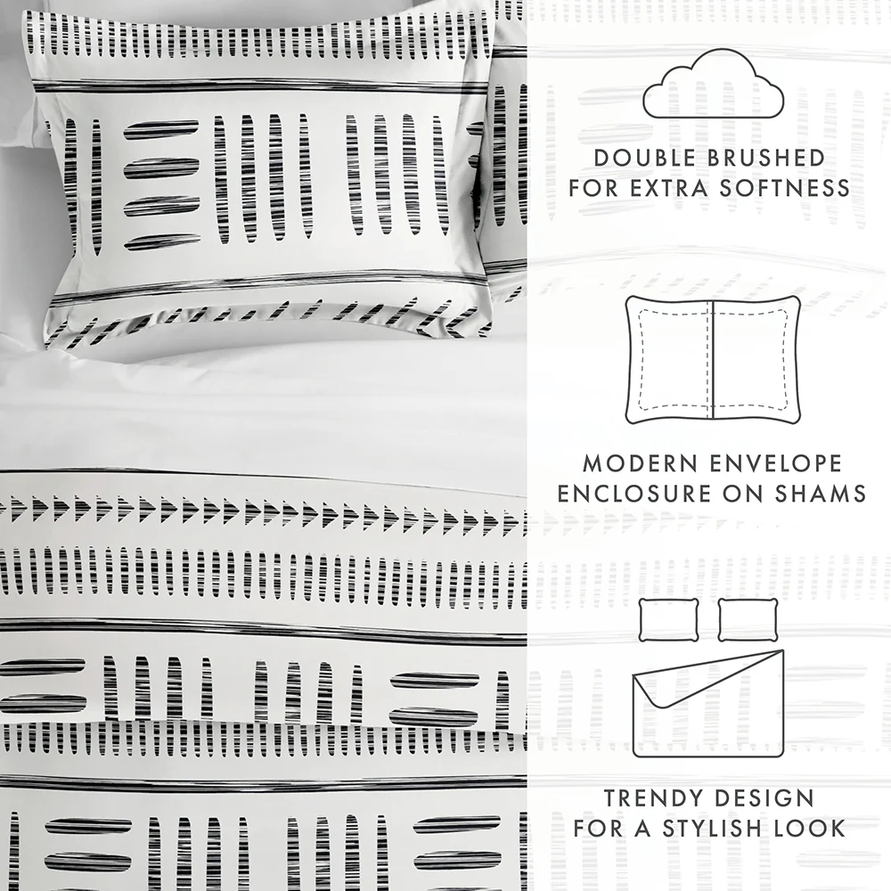 Arrow Dreams Pattern 3-Piece Duvet Cover Set (Sale) - Image 8