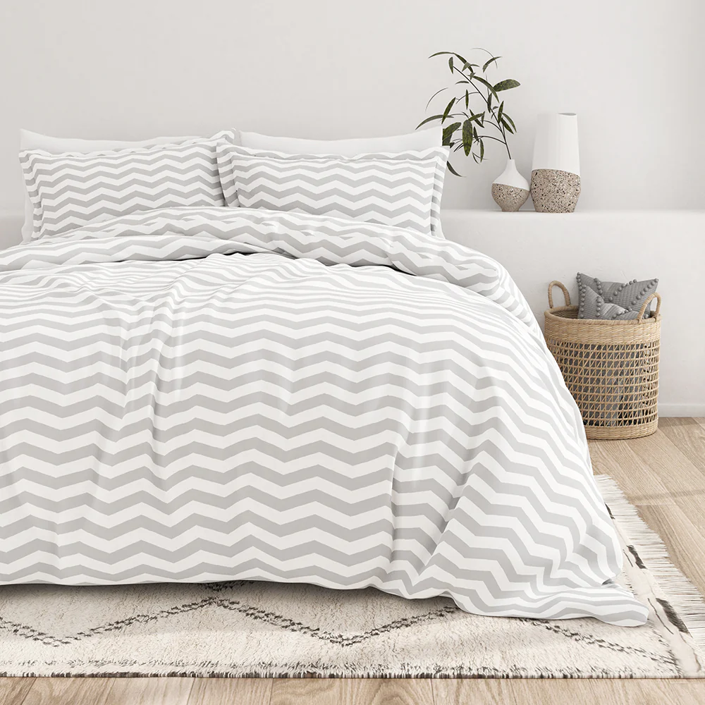 Arrow Pattern 3-Piece Duvet Cover Set (Sale) - Image 3
