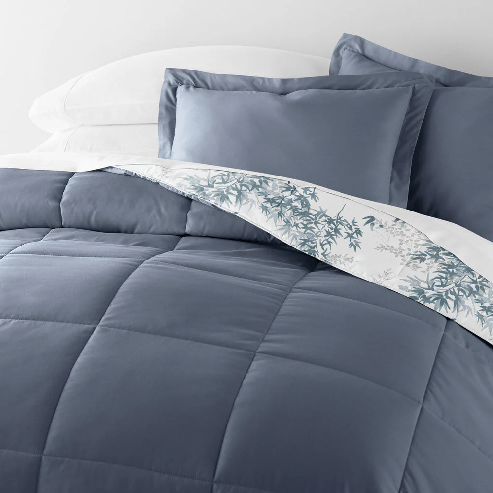 Bamboo Leaves Reversible Down-Alternative Comforter Set (Sale) - Image 8