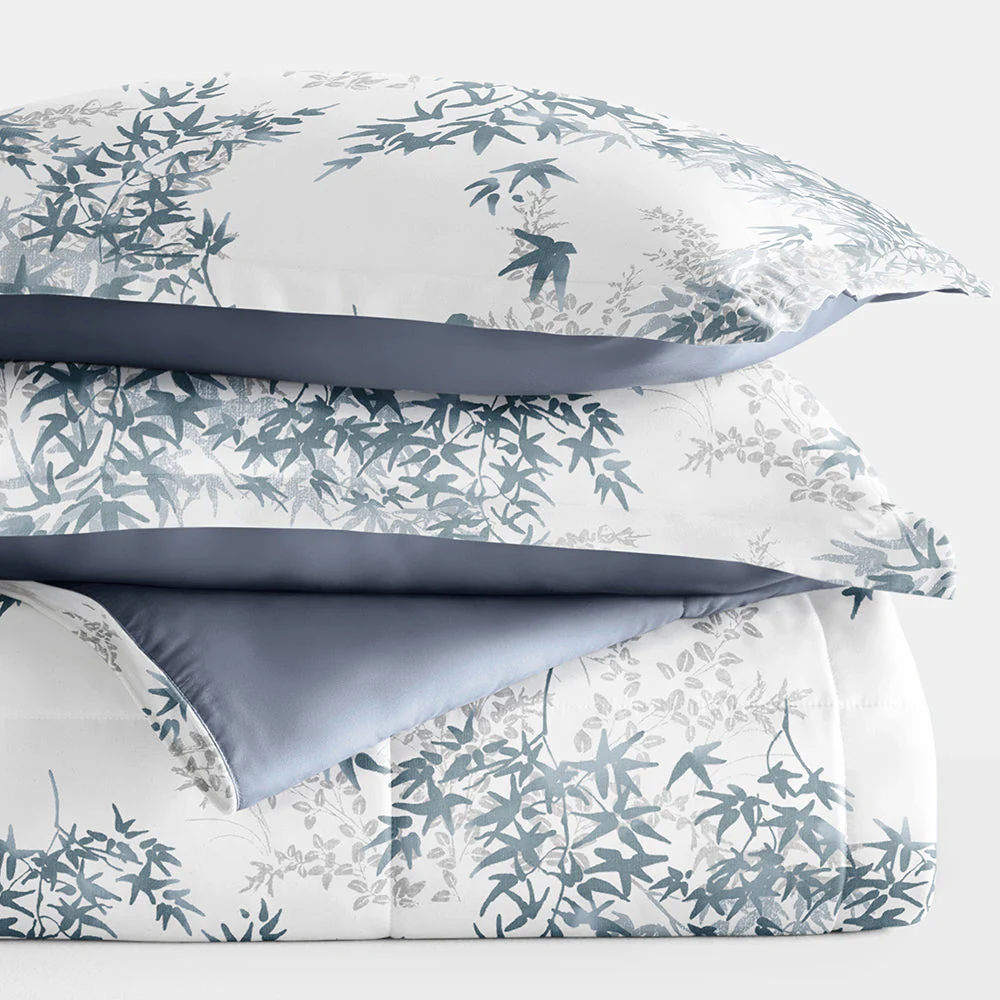 Bamboo Leaves Reversible Down-Alternative Comforter Set (Sale) - Image 9